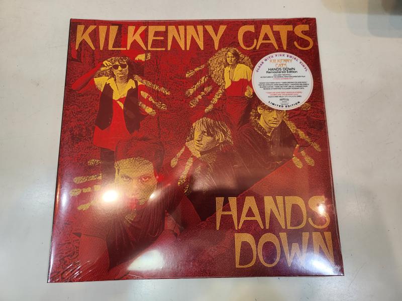 Kilkenny Cats - Hands Down - Clear w/ Pink Swirl Vinyl