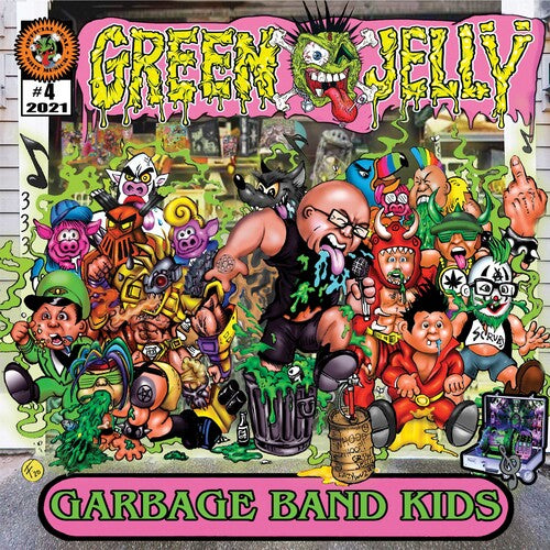 Green Jelly Garbage Band Kids - Pink/green Haze Vinyl