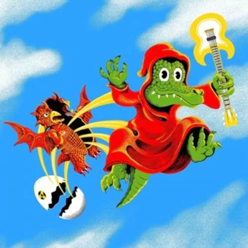 King Gizzard And The Lizard Wizard – Live In Melbourne ''21 (2021 Indie Exclusive Gatefold 180 Gram Colored Blue, Green, Yellow Tri-color Swirl With Red & Orange Splatter 2xlp) - Vinyl