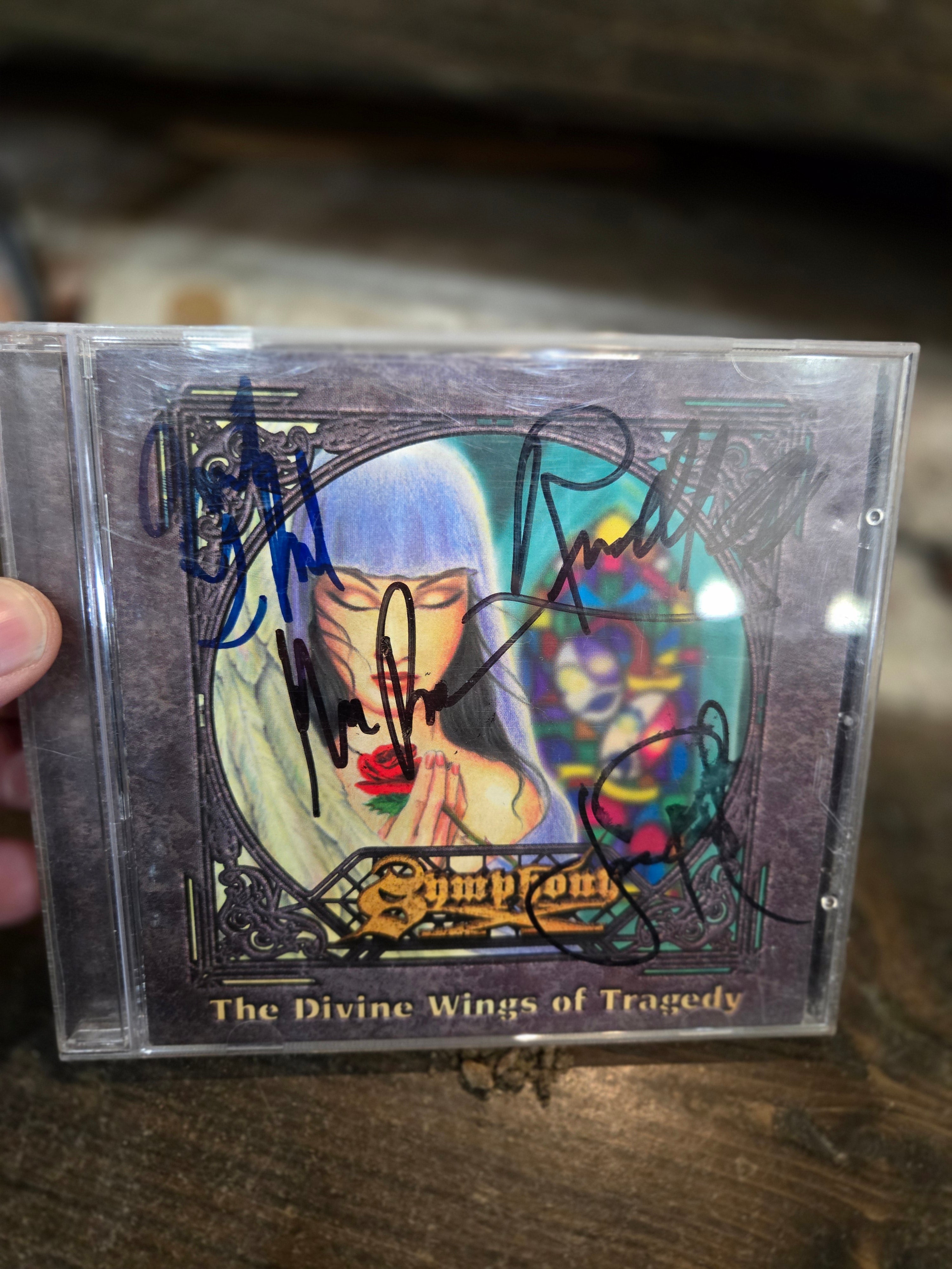 SYMPHONY X The Divine Wings Of Tragedy CD (signed), VG+