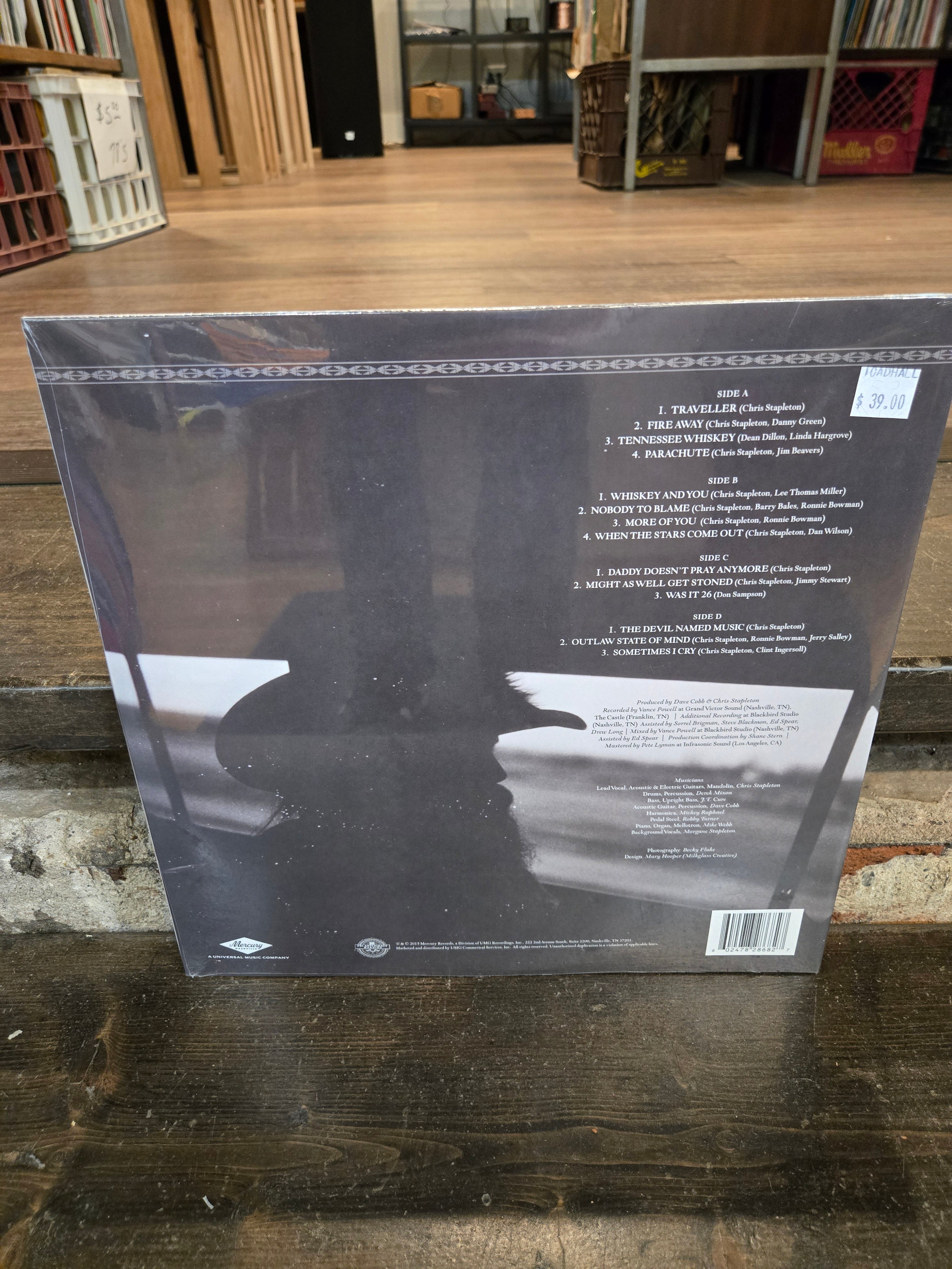CHRIS STAPLETON Traveller (10th anniversary ed) CLEAR VINYL New Vinyl LP