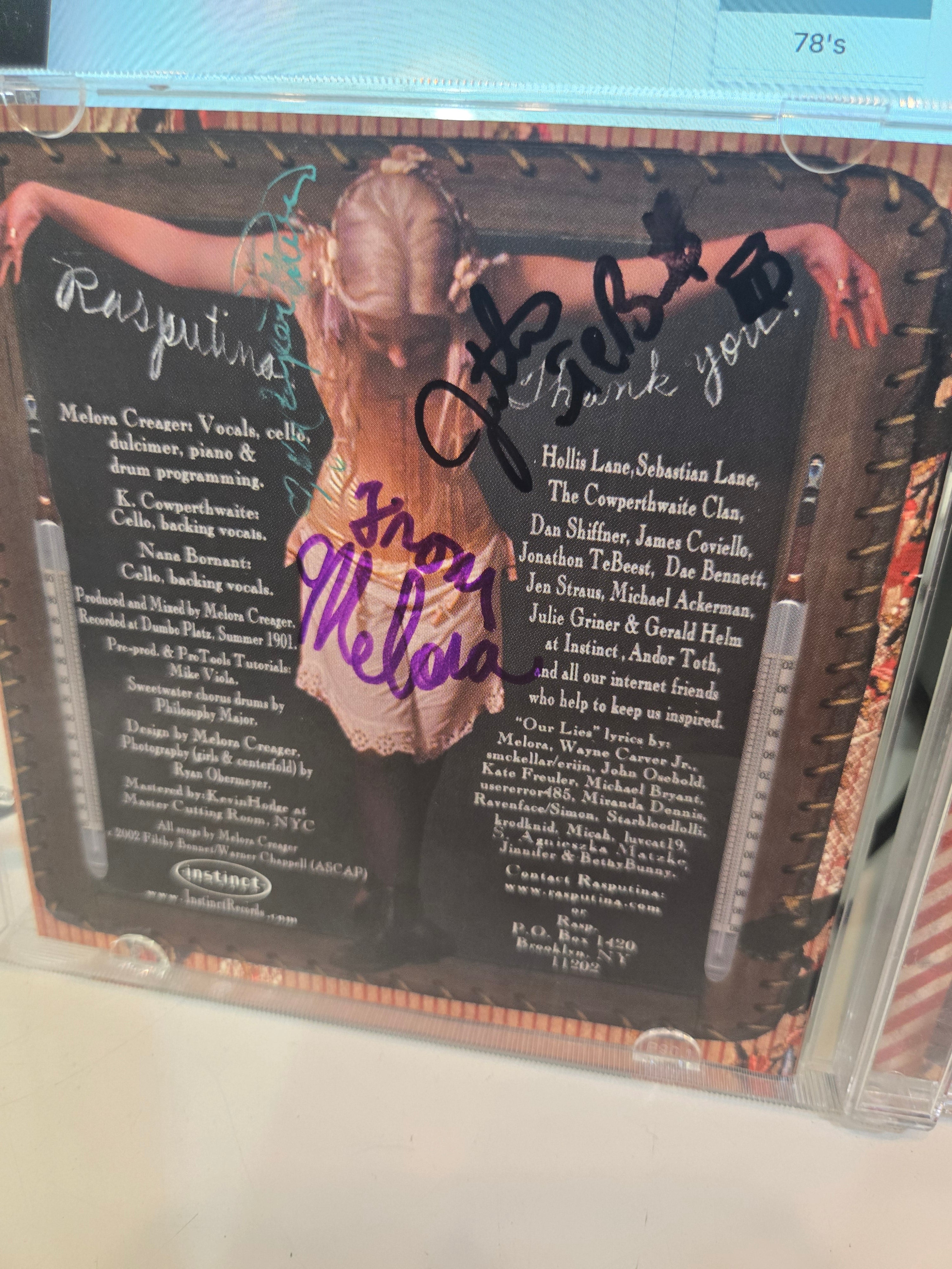 RASPUTINA Cabin Fever! CD, cd like new (signed - see notes)