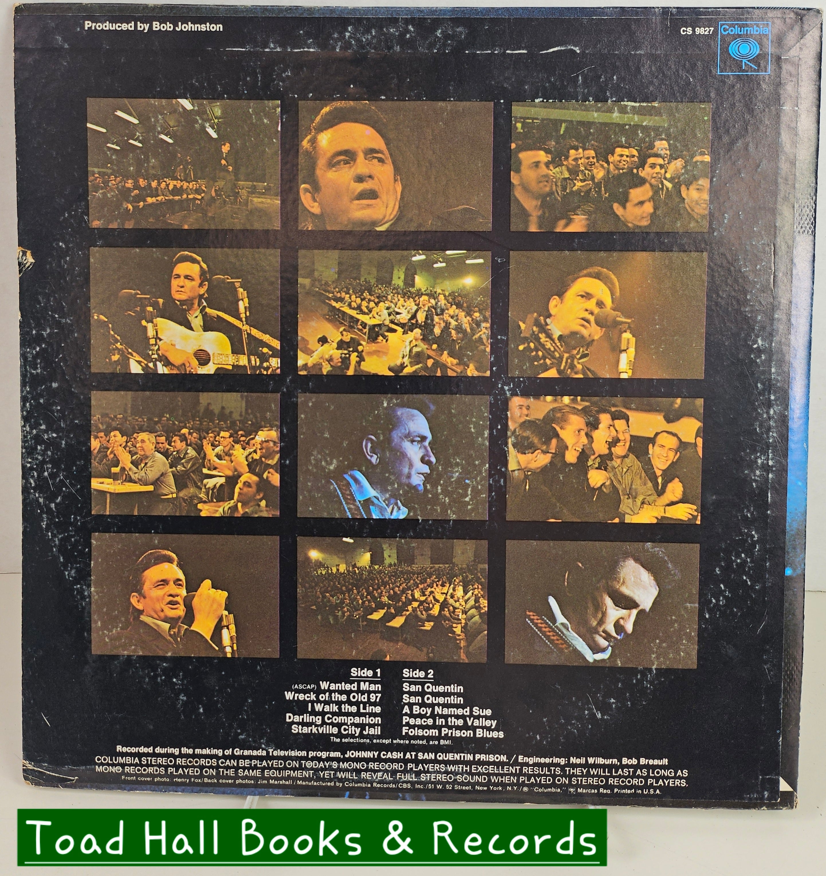 Johnny Cash At San Quentin Used Vinyl LP