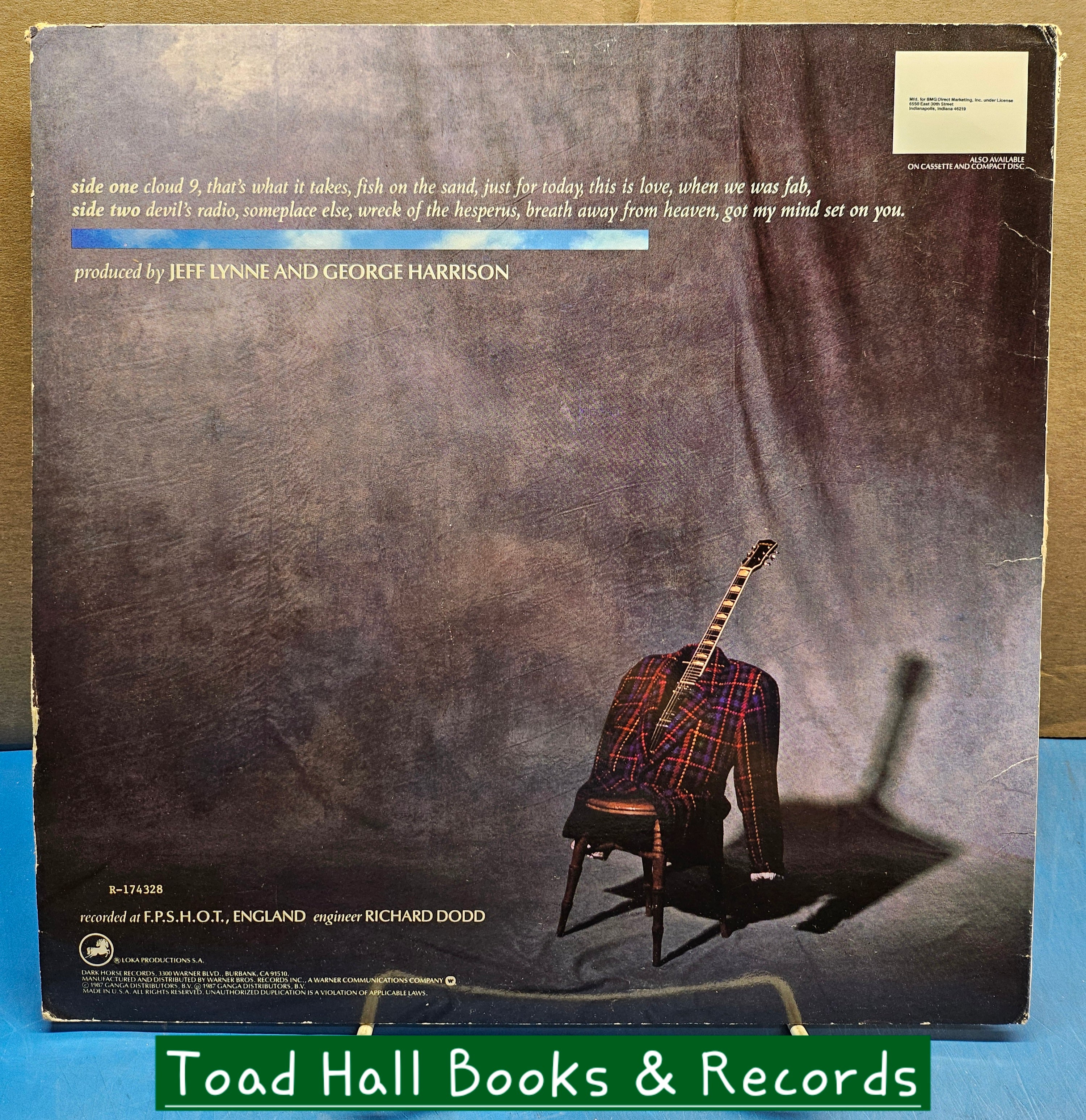 GEORGE HARRISON Cloud Nine Used Vinyl LP Record Club Edition