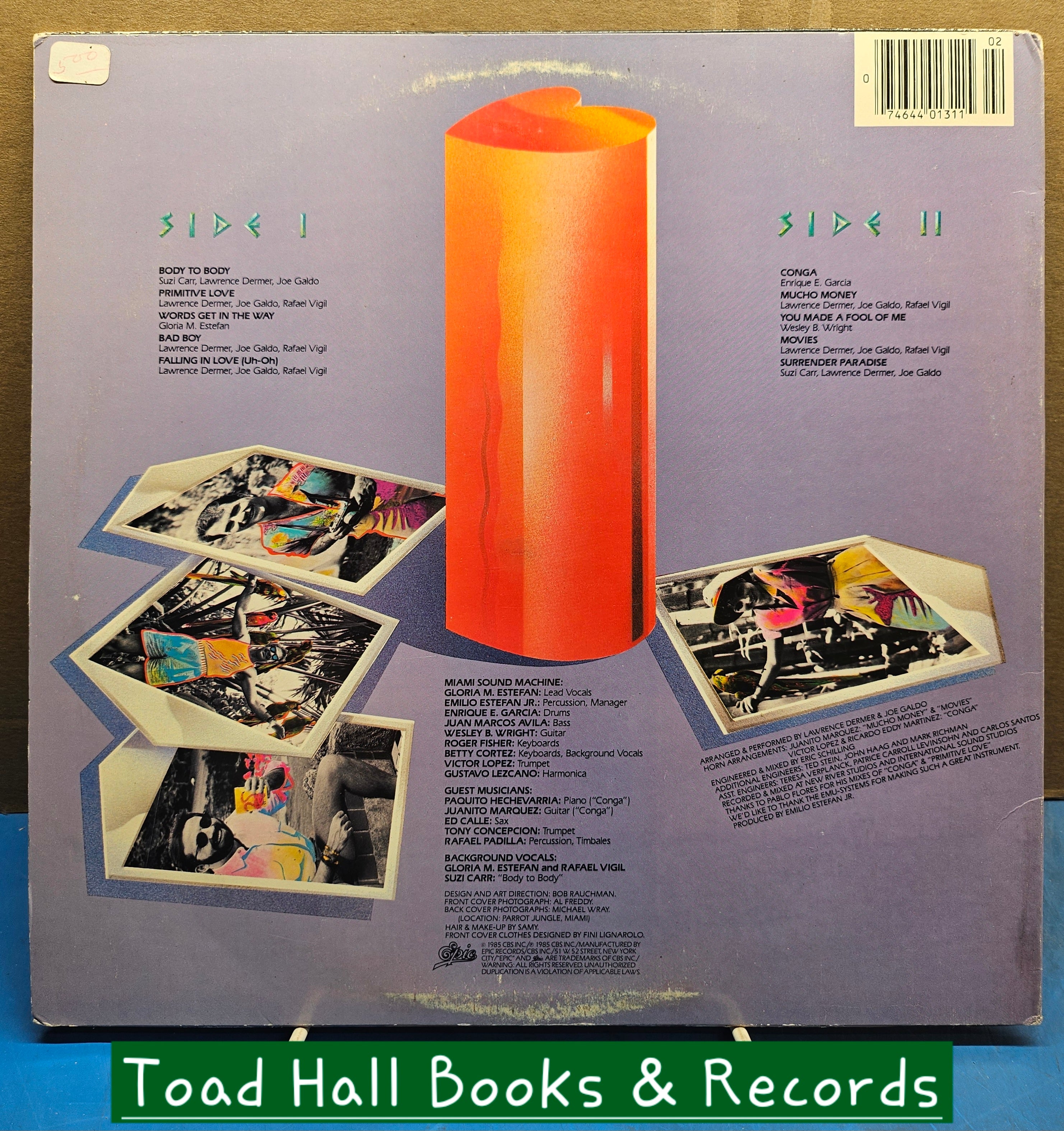 Miami Sound Machine Primitive Love Used Vinyl LP