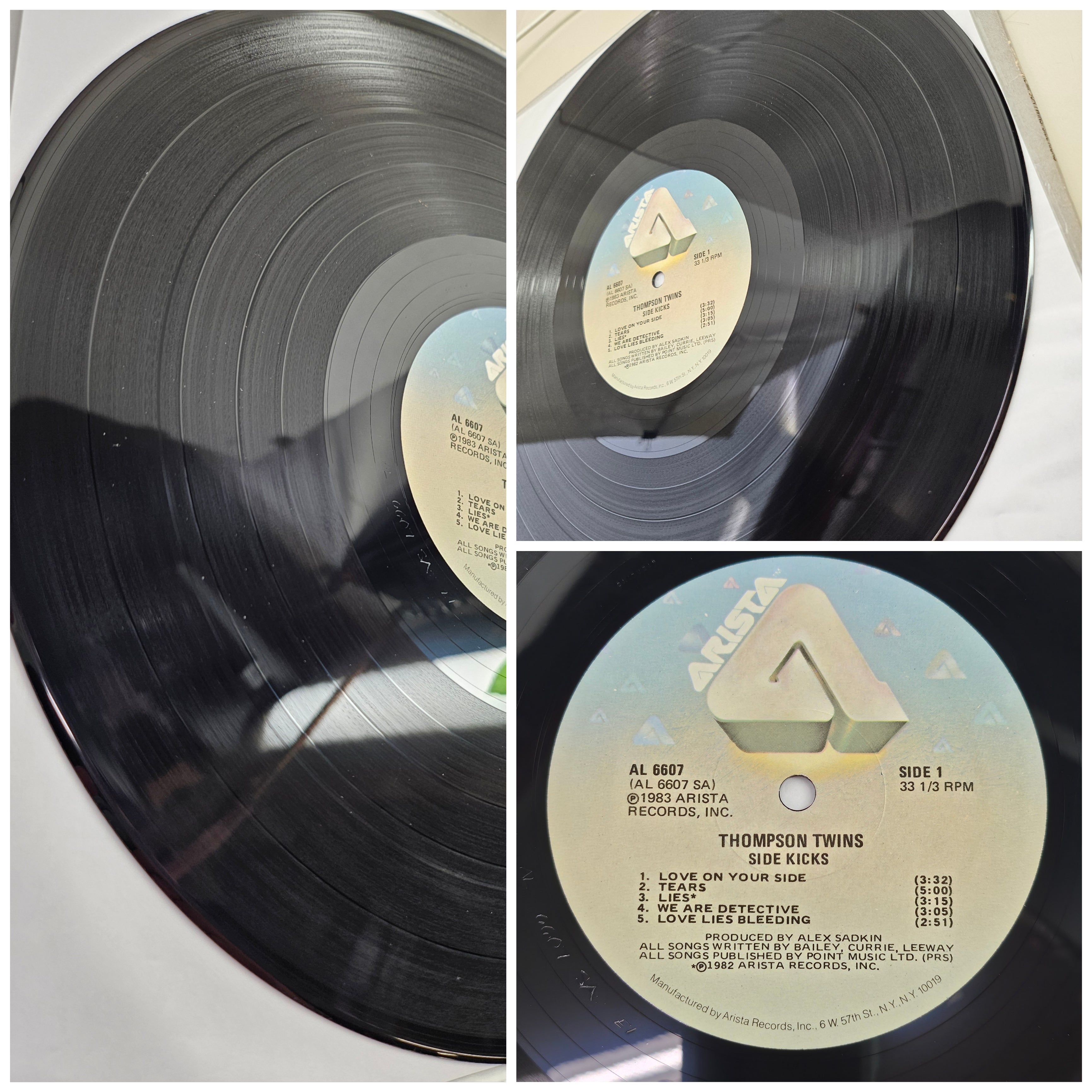 THOMPSON TWINS Side Kicks Used Vinyl LP