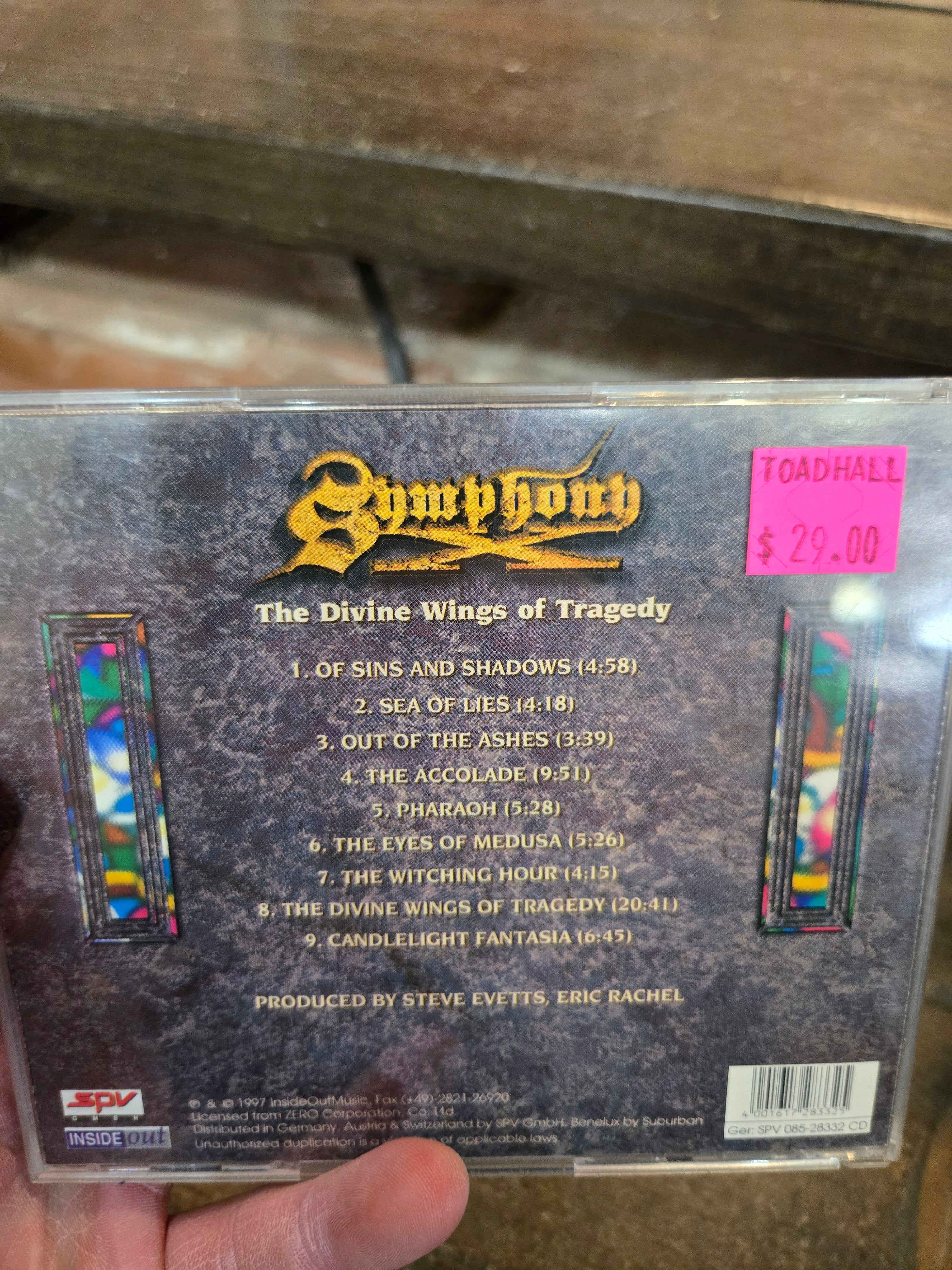 SYMPHONY X The Divine Wings Of Tragedy CD (signed), VG+