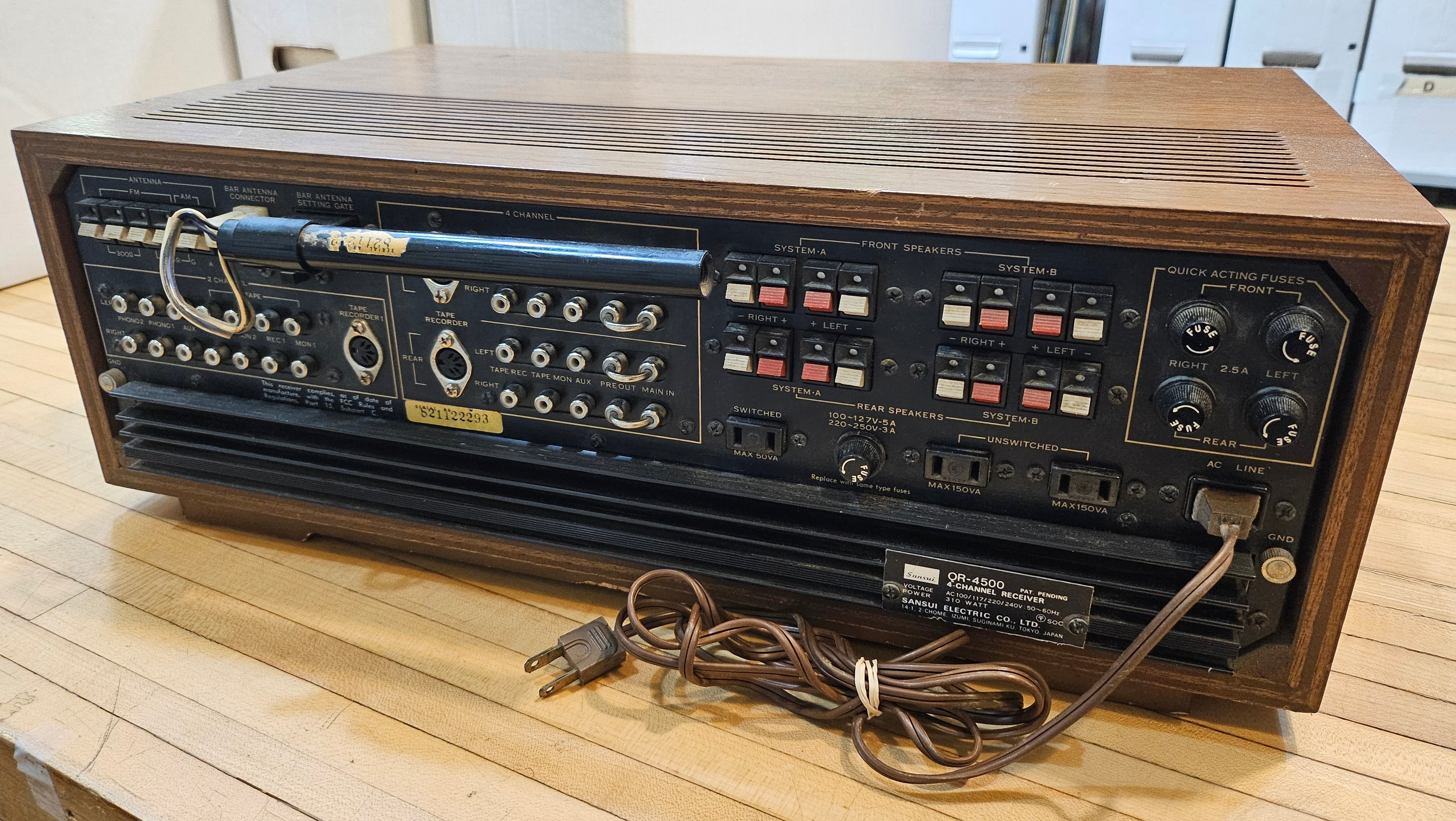 Sansui QR-4500 Receiver