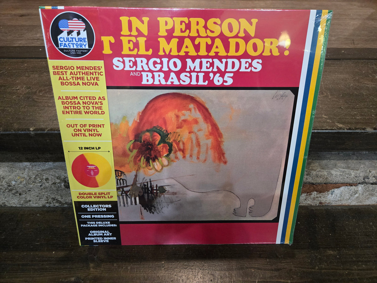 SERGIO MENDES & BRASIL '65 In Person At El Matador New Vinyl LP Red/Yellow Split Vinyl