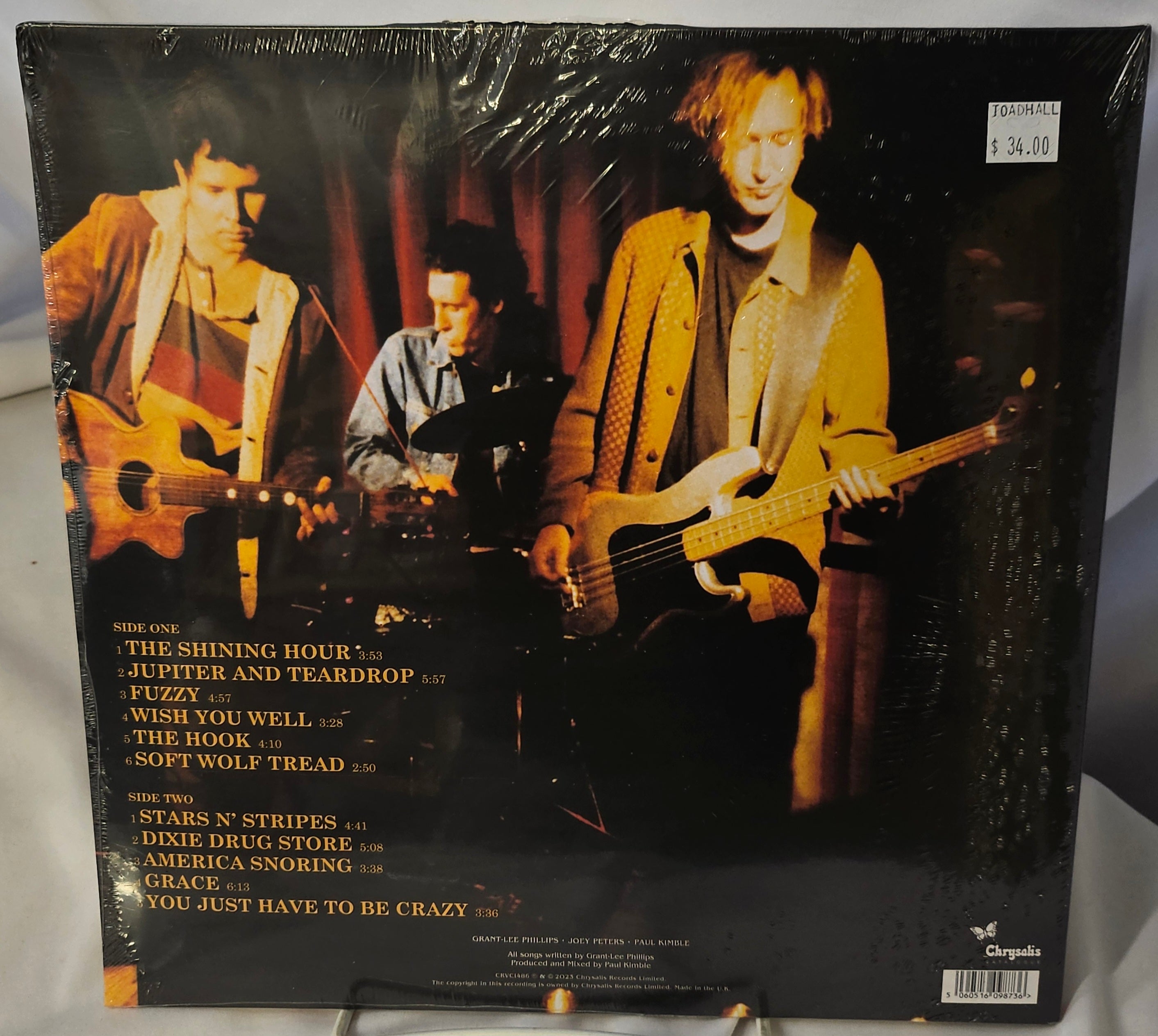 Grant Lee Buffalo Fuzzy 180g Clear New Vinyl LP
