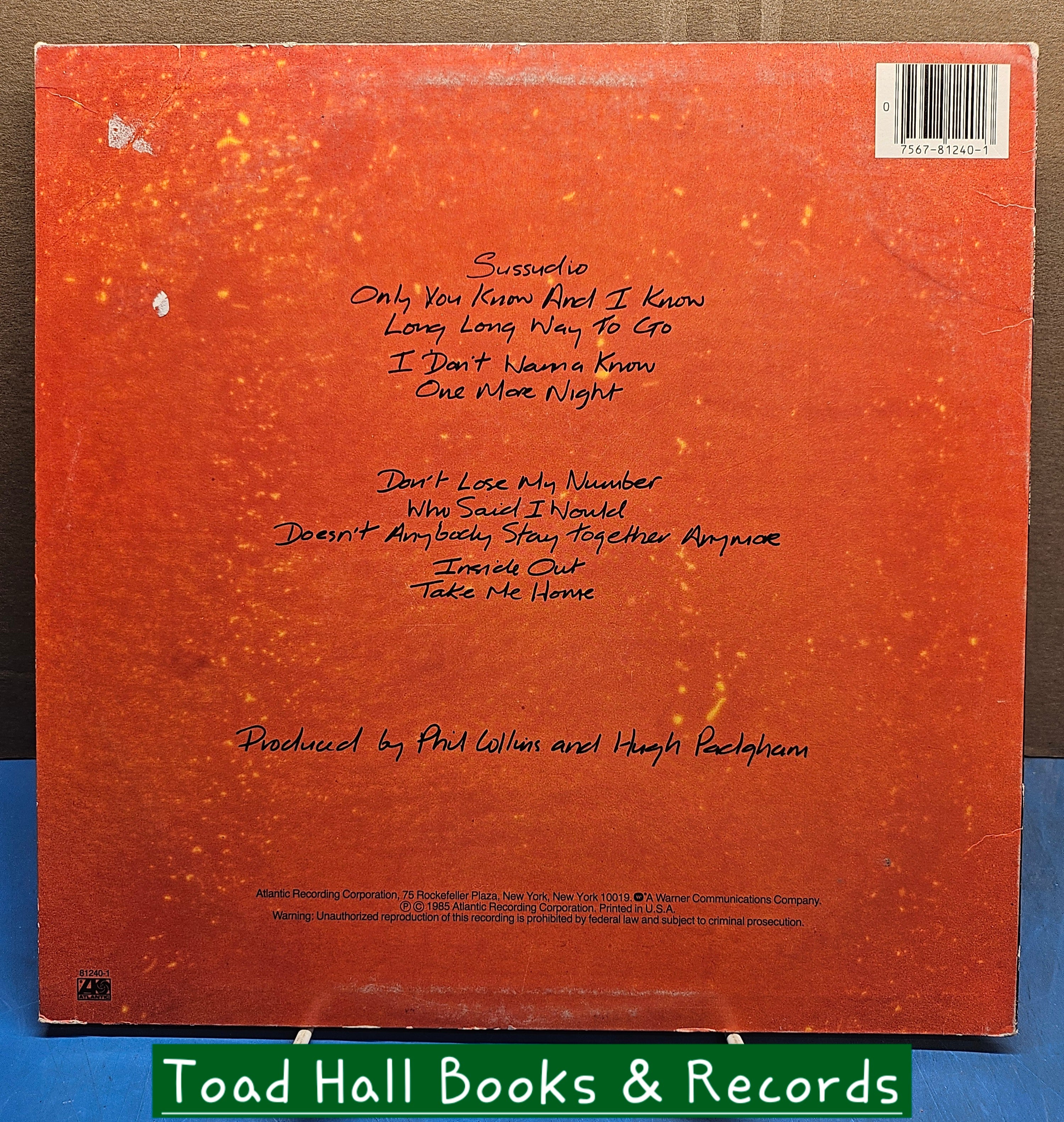 Phil Collins No Jacket Required Used Vinyl LP