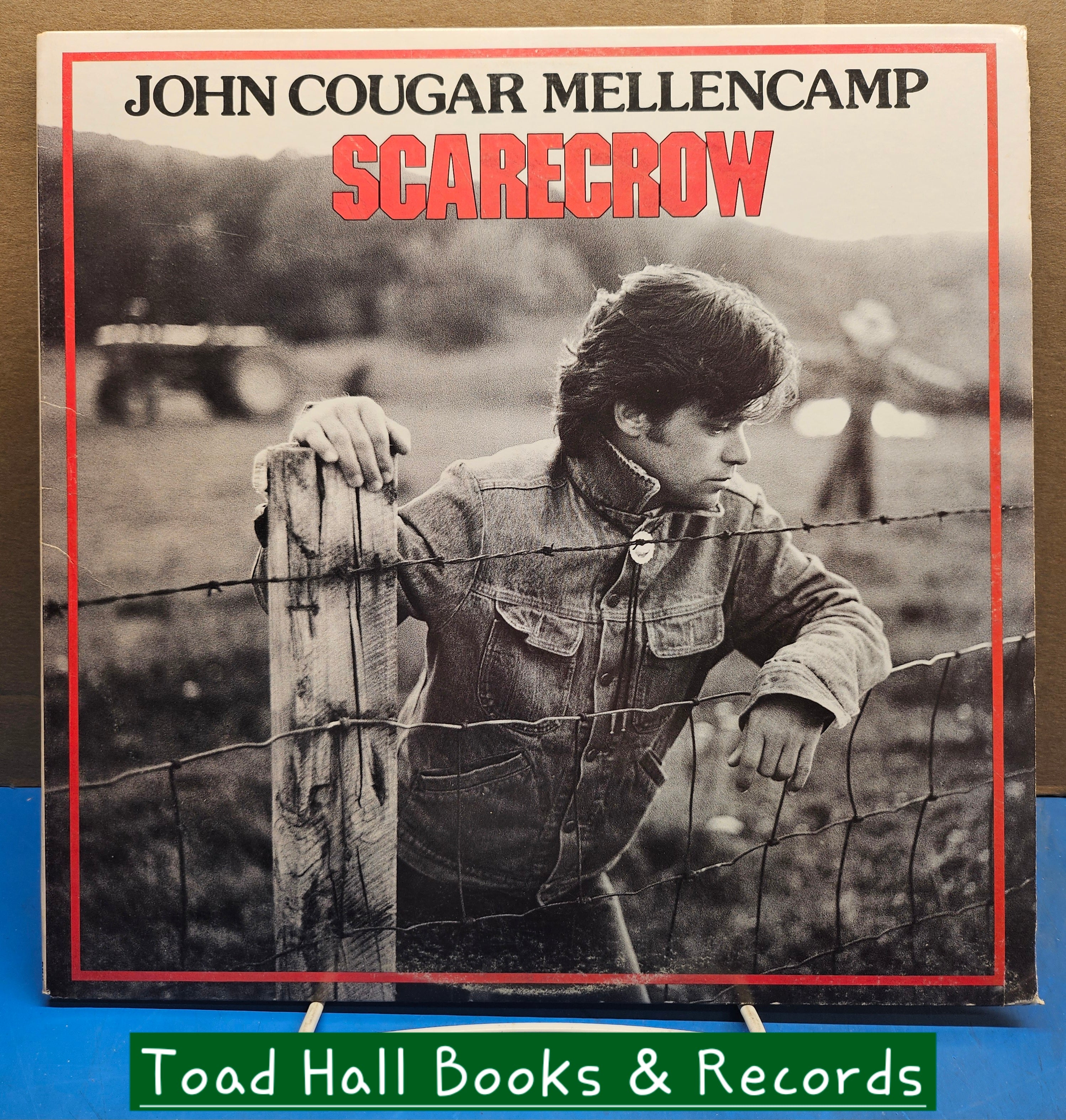 John Cougar Mellencamp Scarecrow Used Vinyl LP Masterdisc