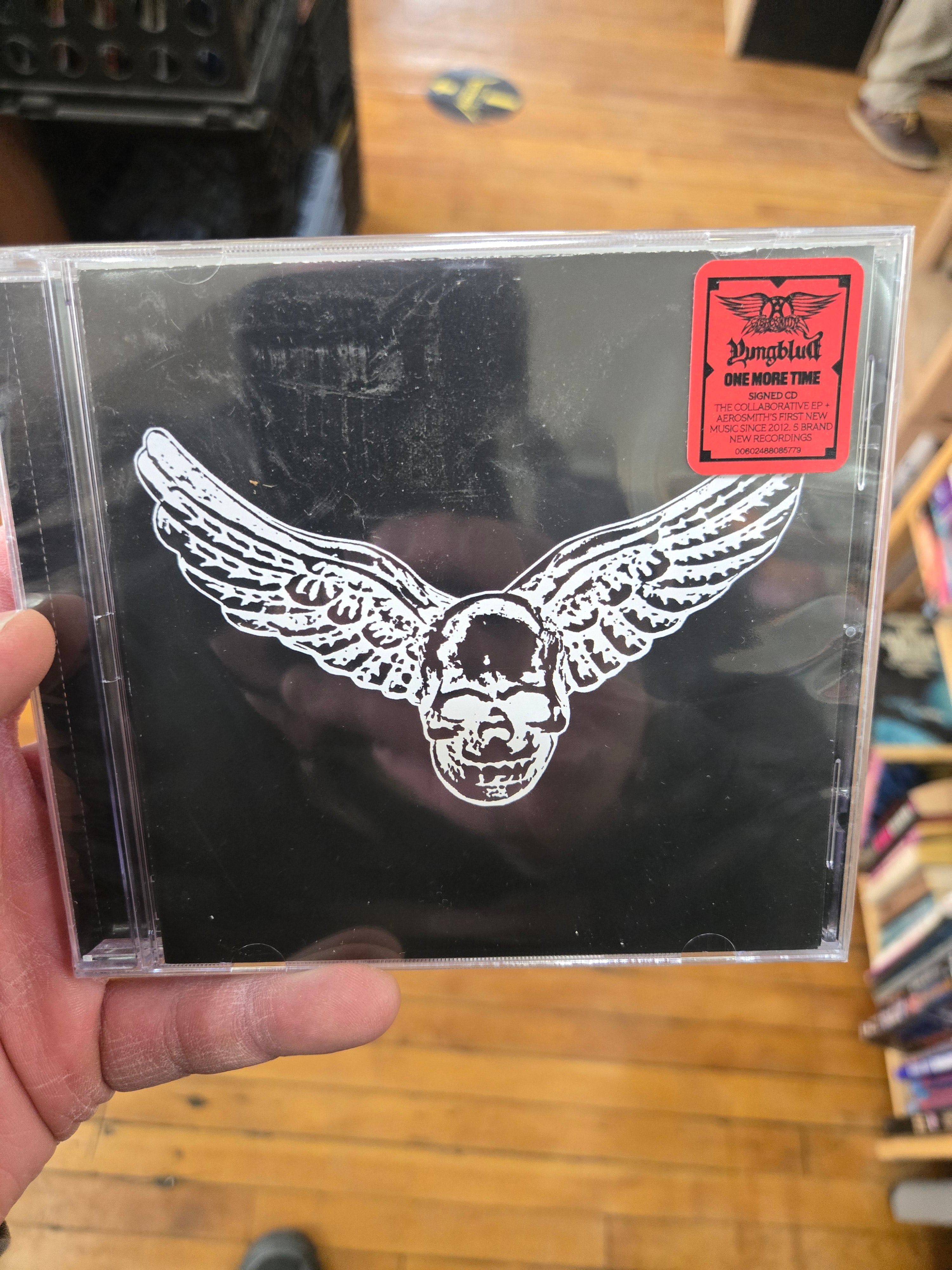 AEROSMITH / YUNGBLUD One More Time (Indie Exclusive, Limited Edition, Autographed / Star Signed) CD, new/sealed
