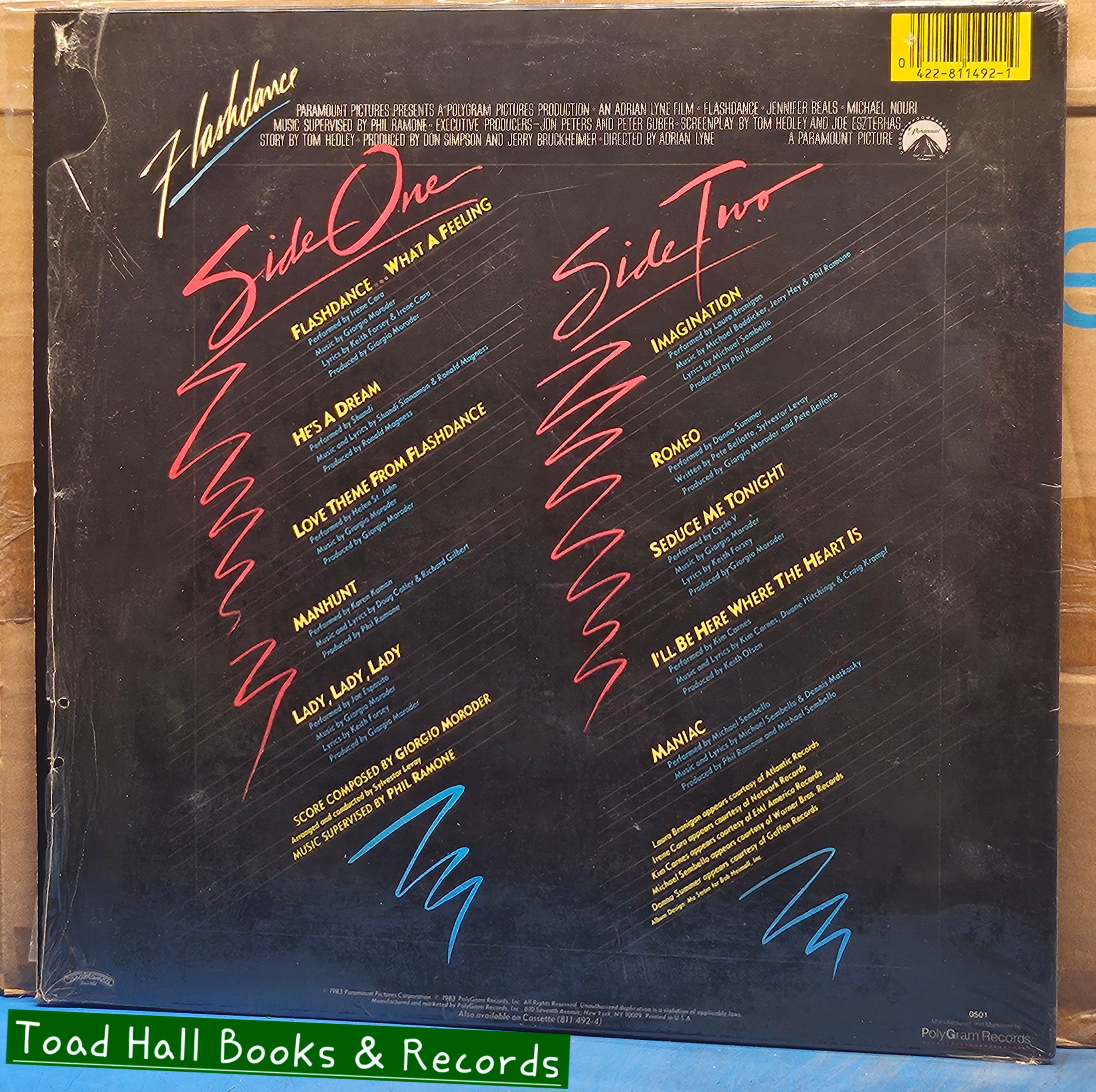 Flashdance Soundtrack Various Artists Used Vinyl LP
