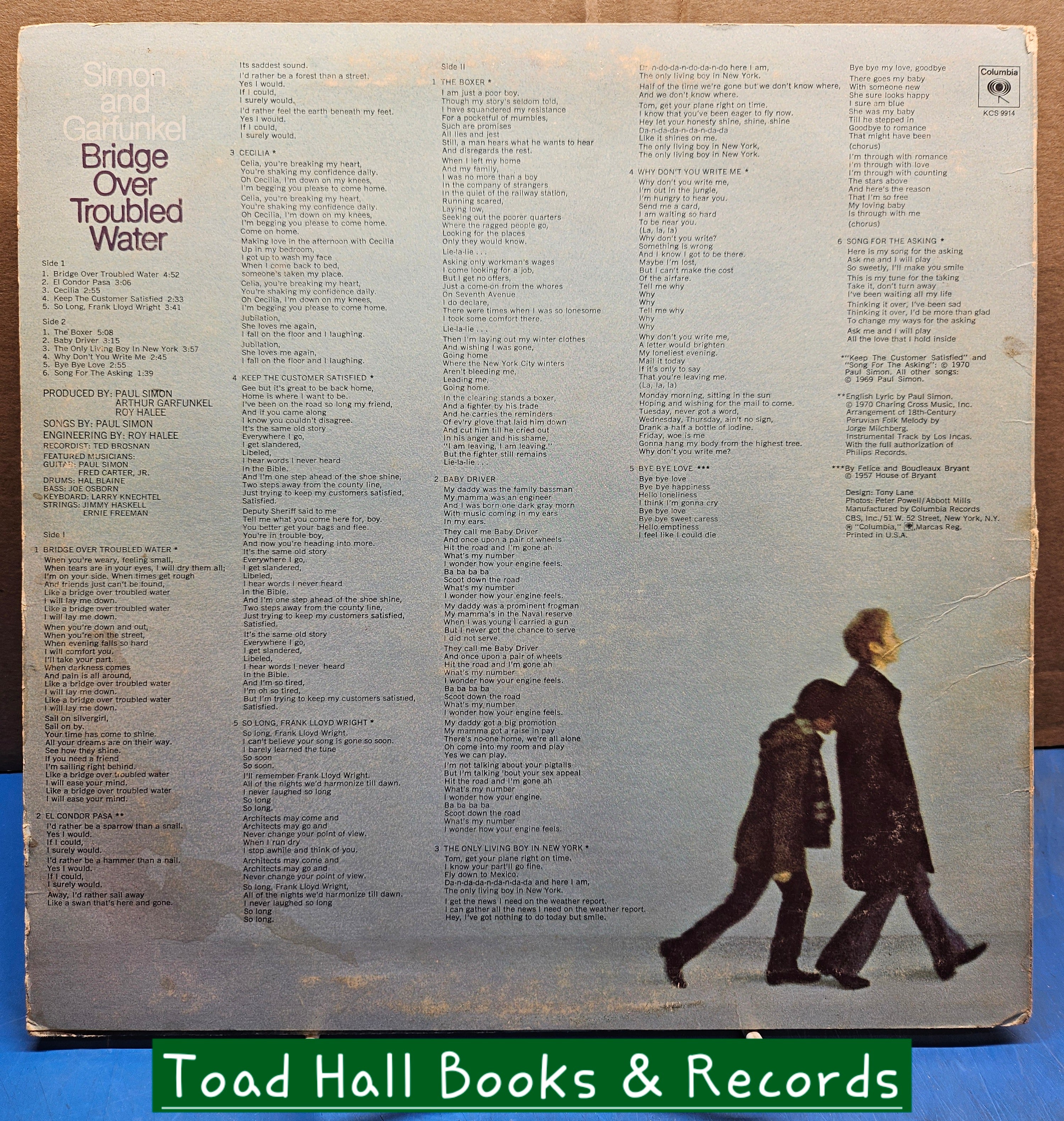 Simon and Garfunkel Bridge Over Troubled Water Used Vinyl LP