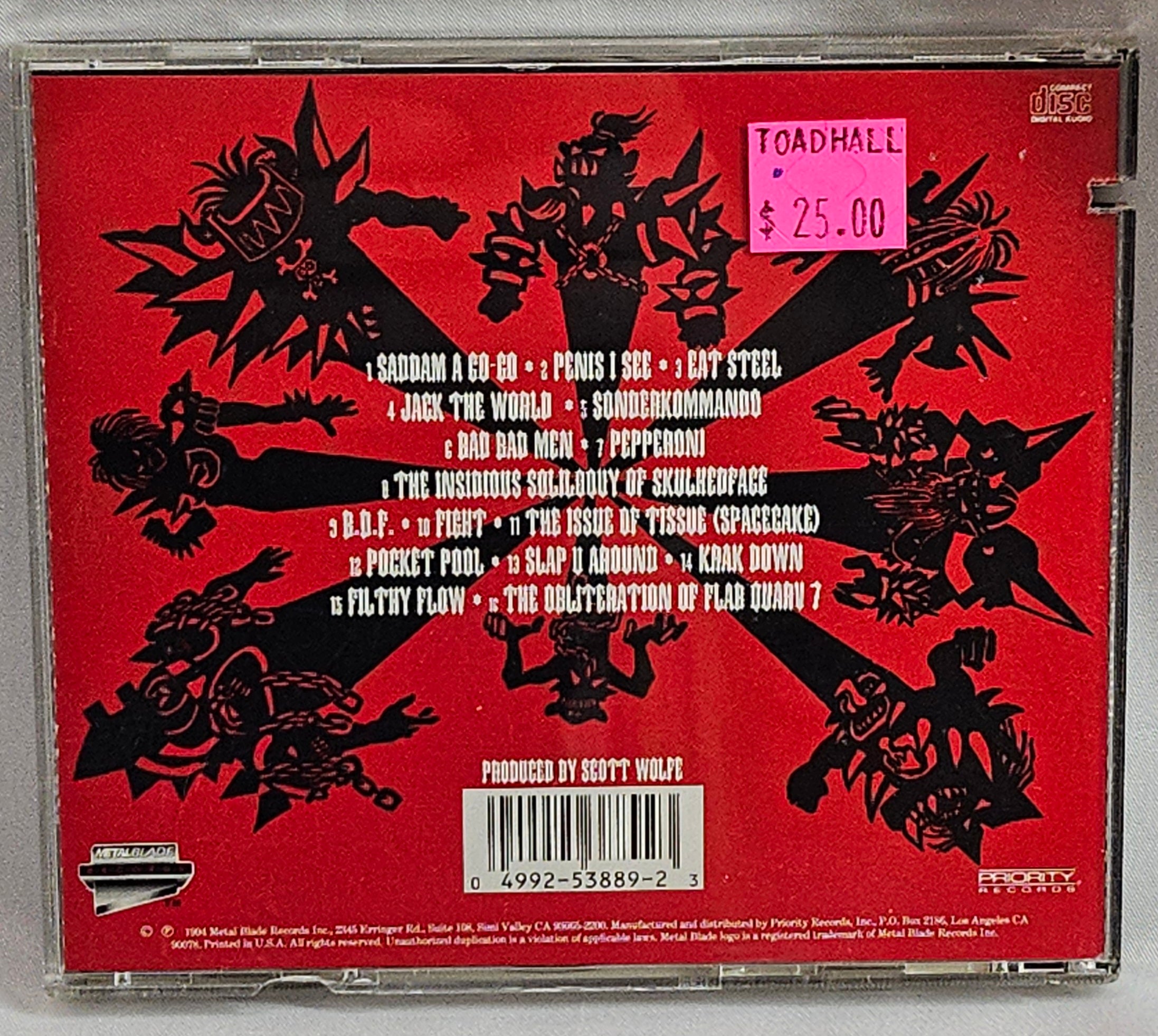 GWAR This Toilet Earth CD, very good plus