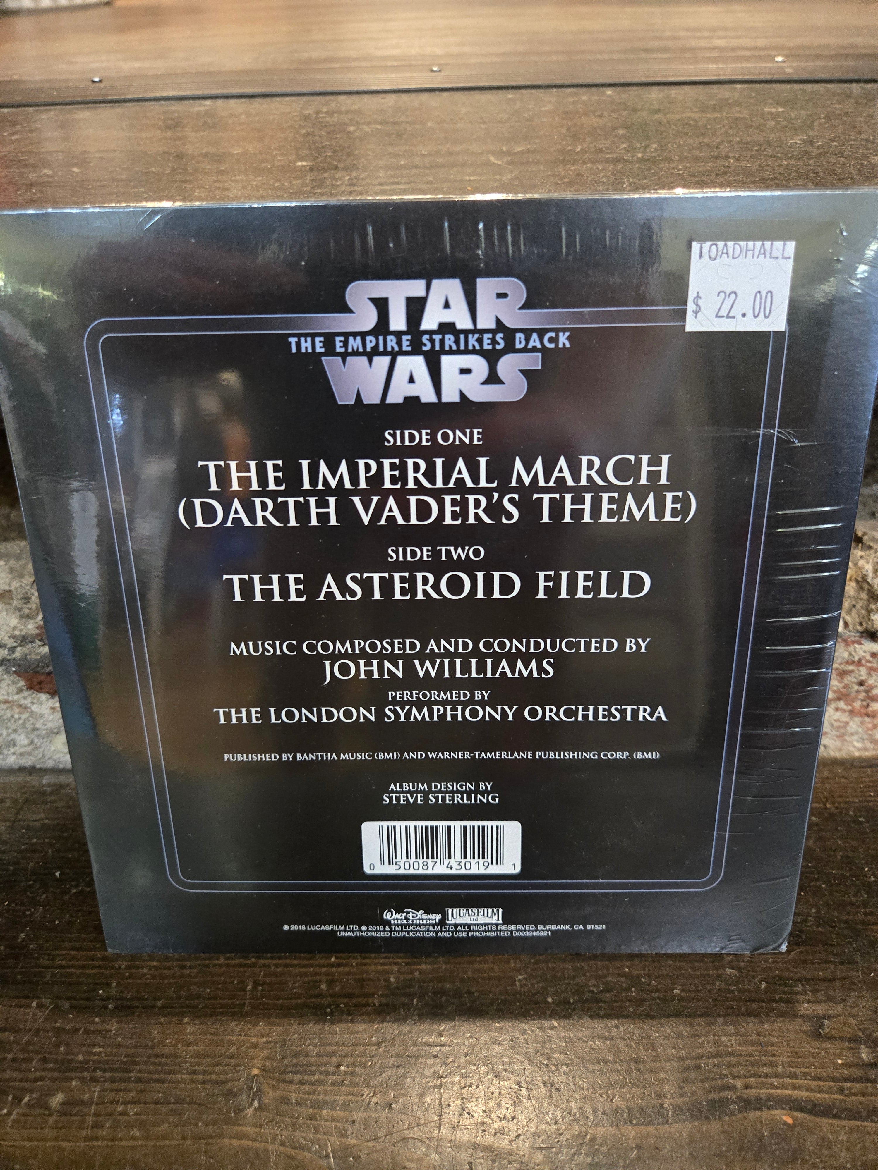 STAR WARS The Empire Strikes Back New Vinyl RED VINYL 7 INCH 45 RPM