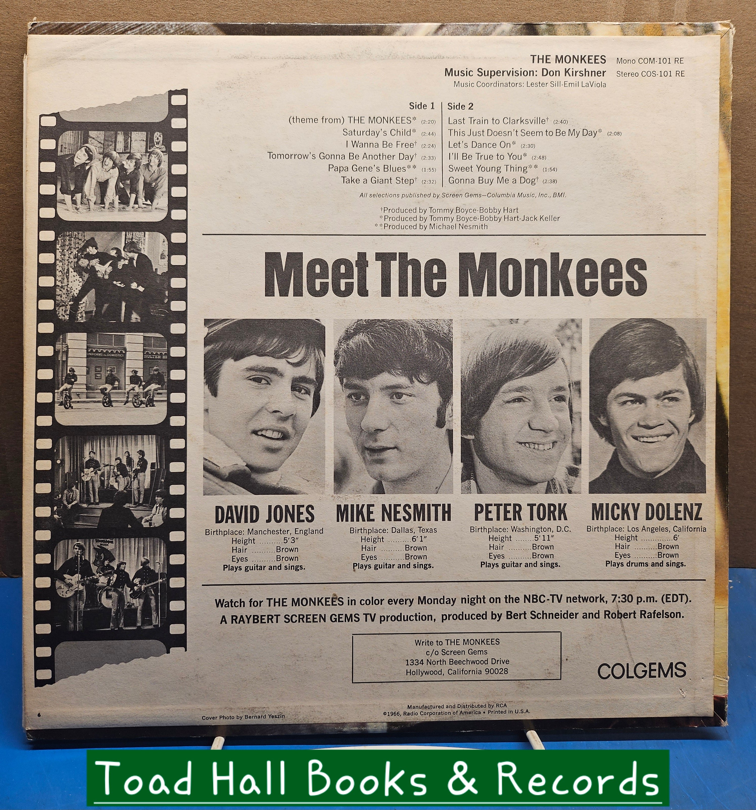 The Monkees The Monkees (Mono) Used Vinyl LP
