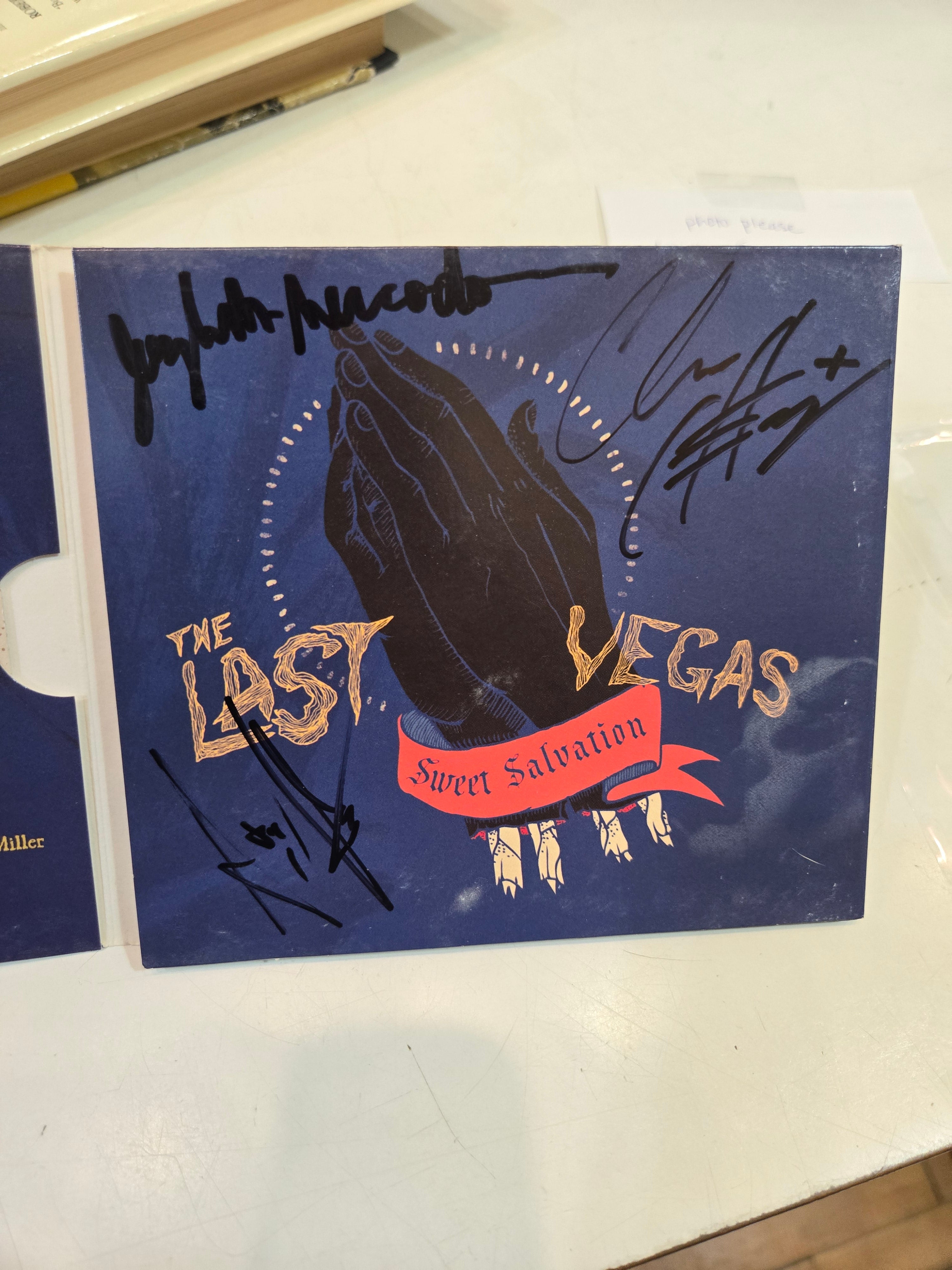 LAST VEGAS Sweet Salvation Used CD (signed), VG+