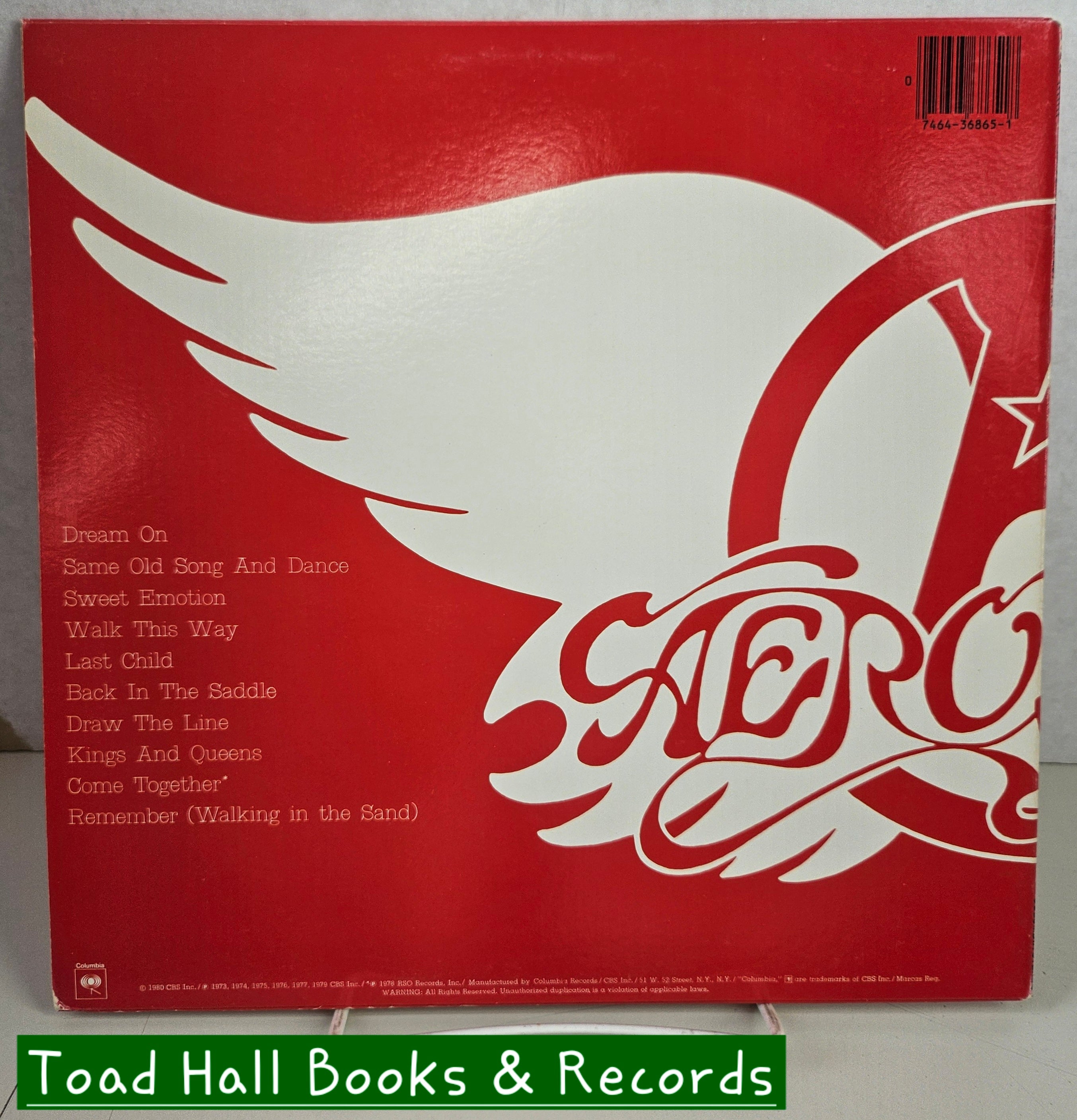 Aerosmith Aerosmith's Greatest Hits Used Vinyl Lp