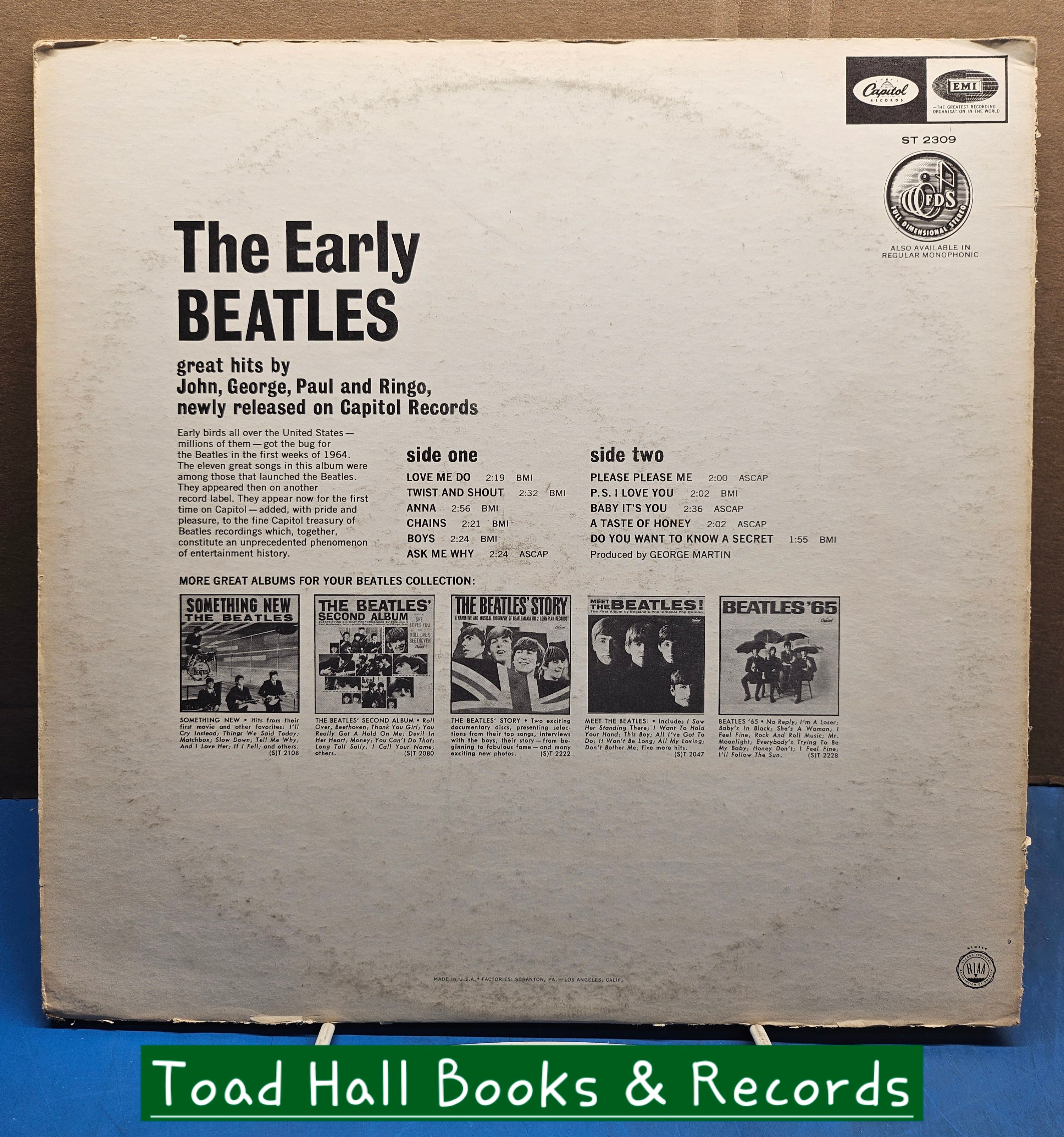 The Beatles The Early Beatles Used Vinyl LP