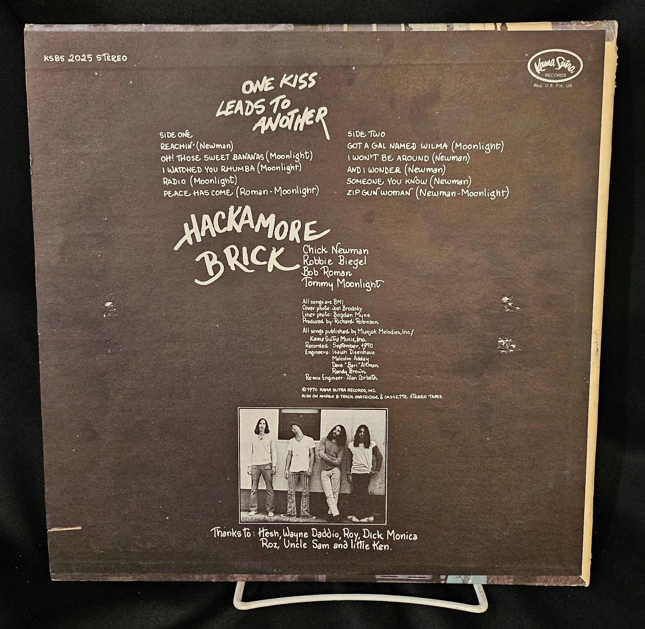 Hackamore Brick - One Kiss Leads To Another - Used Vinyl