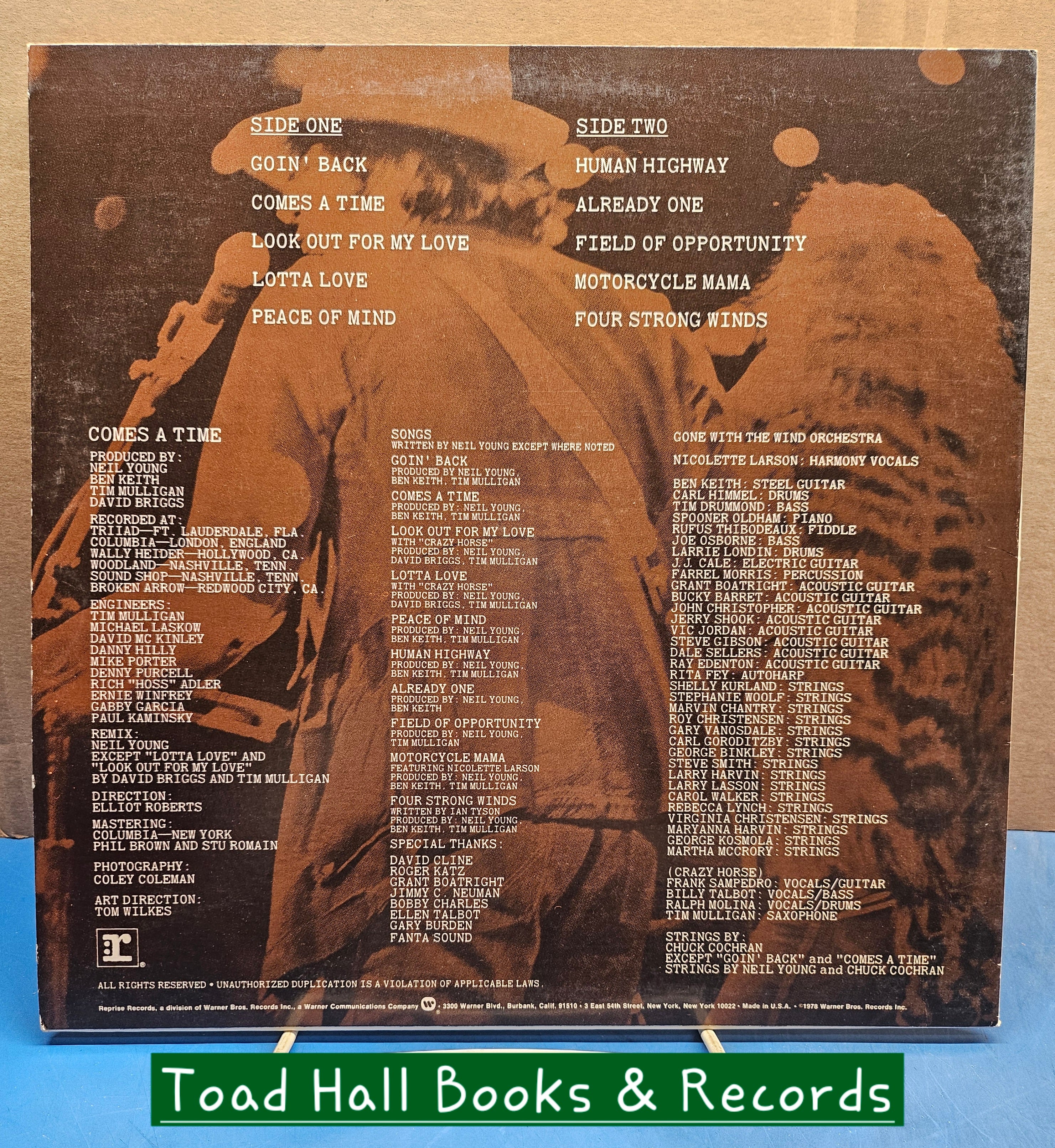 Neil Young Comes A Time Used Vinyl LP