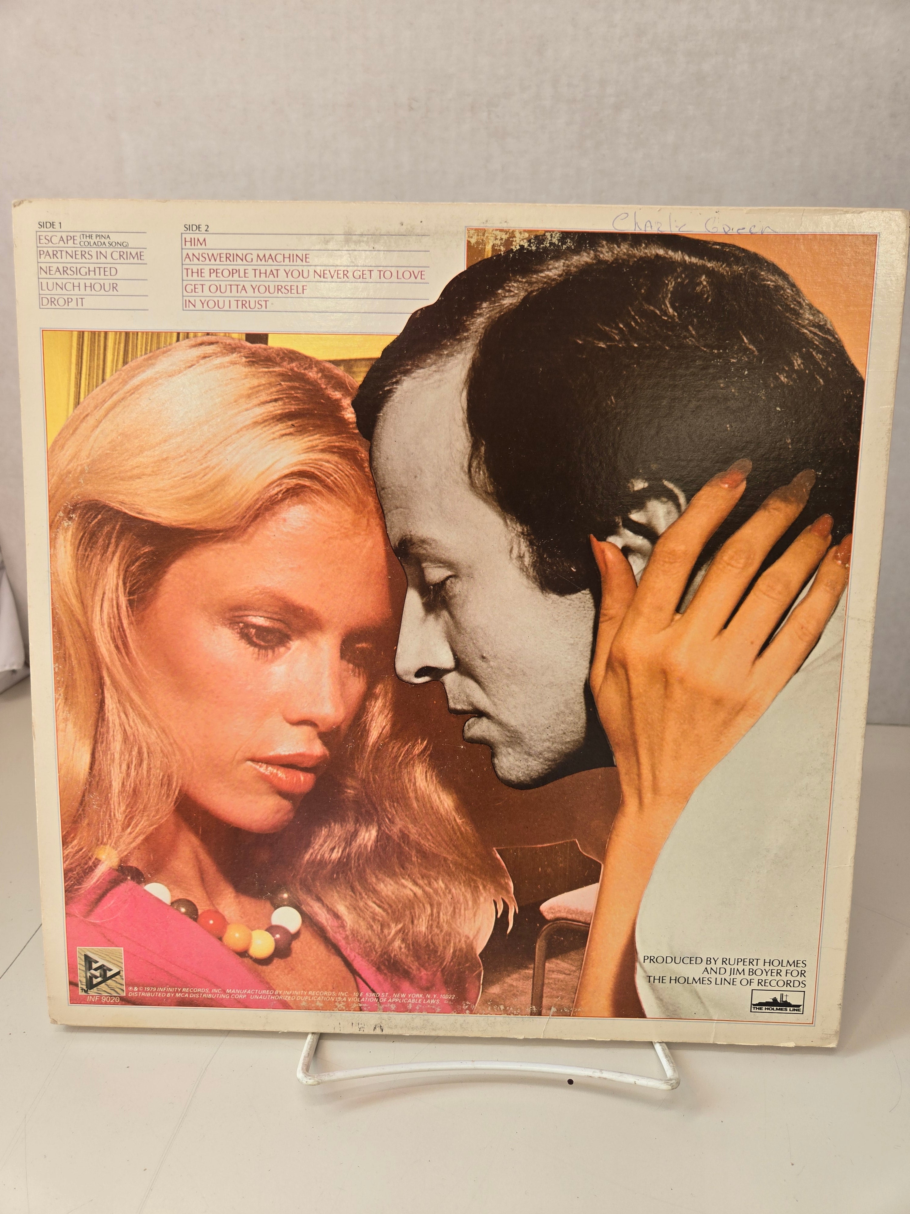 RUPERT HOLMES Partners in Crime Used Vinyl LP