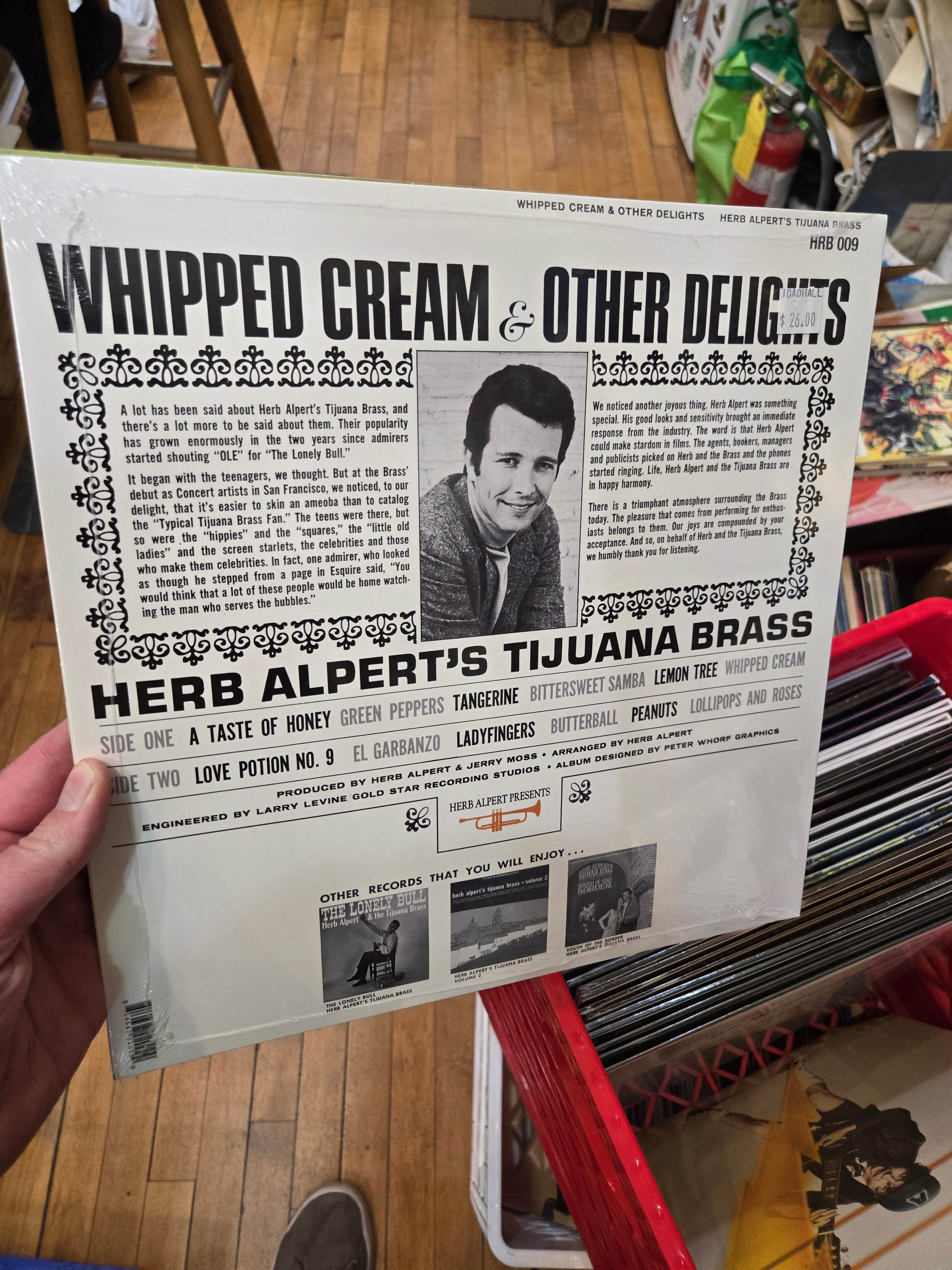 Herb Alpert Whipped Cream & Other Delights 50th Anniversary Edition New Vinyl LP