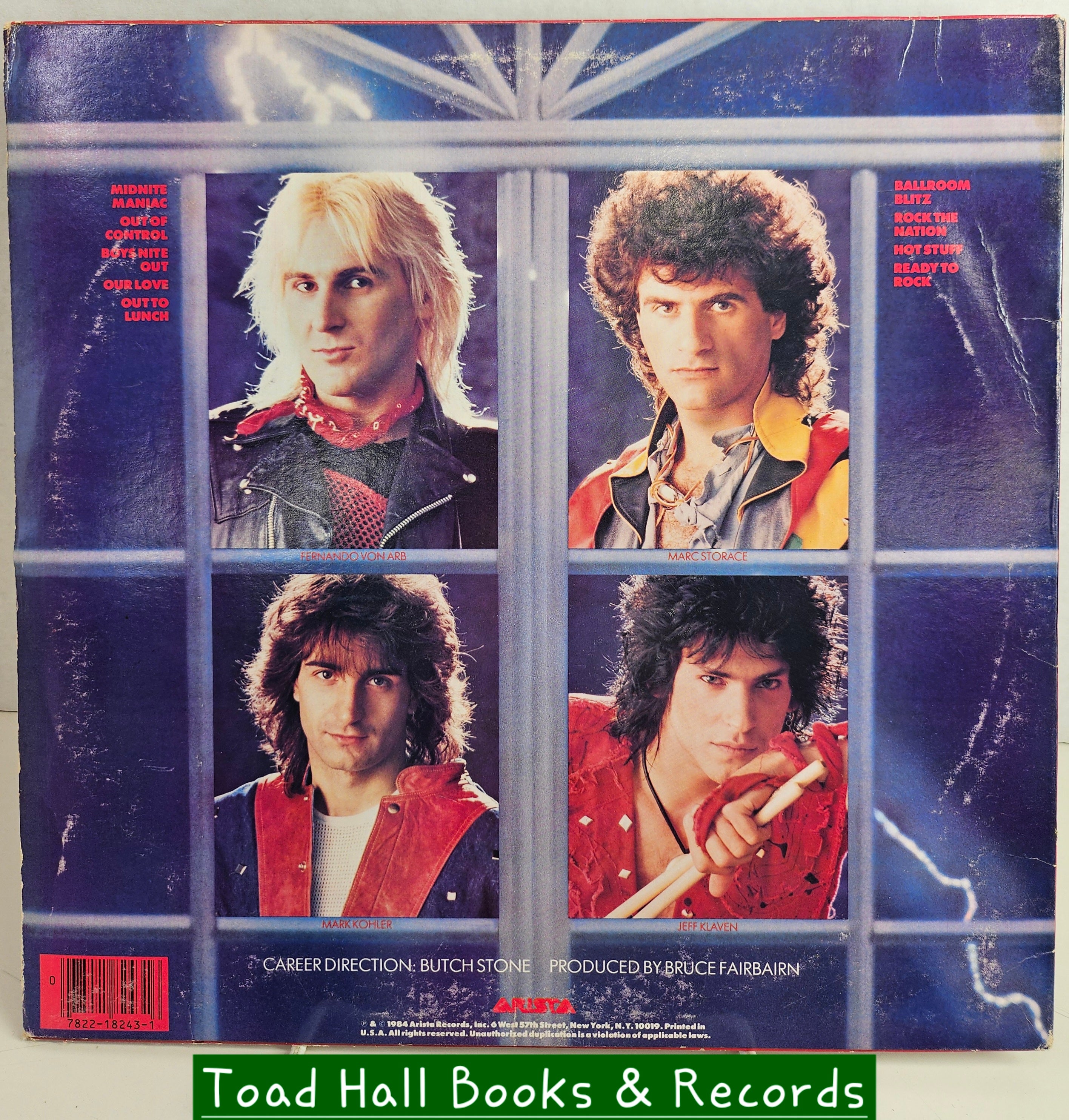 KROKUS The Blitz Used Vinyl LP