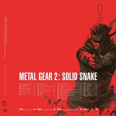 METAL GEAR 2: SOLID SNAKE Video Game Soundtrack New Vinyl LP