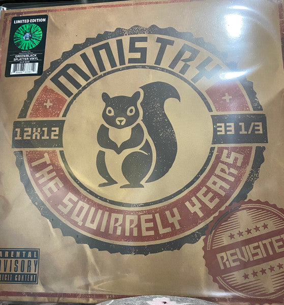 MINISTRY The Squirrely Years Revisited Green and Black Splatter Vinyl New Vinyl LP