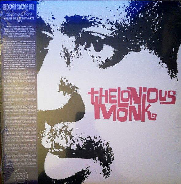 Thelonious Monk - Palais Des Beaux-Arts 1963 - RSD Vinyl