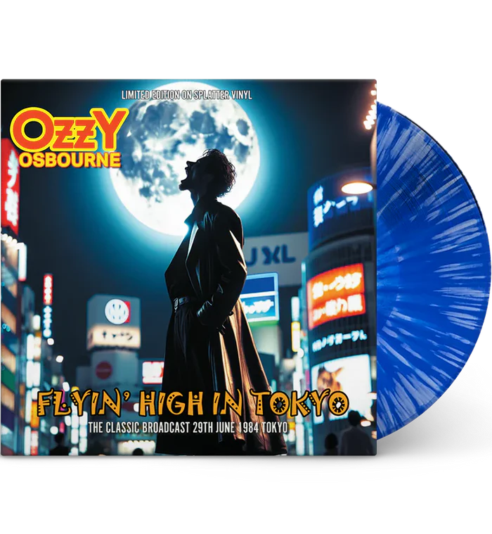 OZZY OSBOURNE Flyin' High in Tokyo (Blue and White Splatter Vinyl) New Vinyl LP