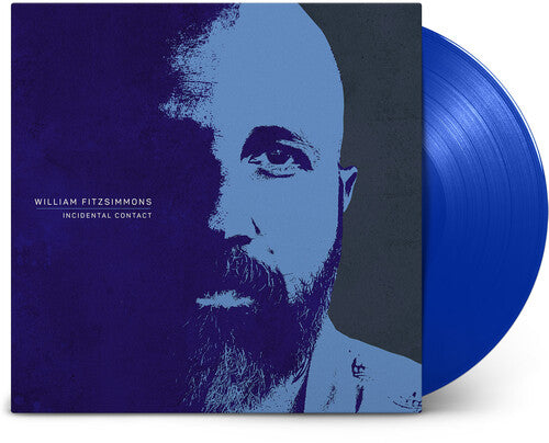 WILLIAM FITZSIMMONS Incidental Contact Blue Vinyl New Vinyl LP