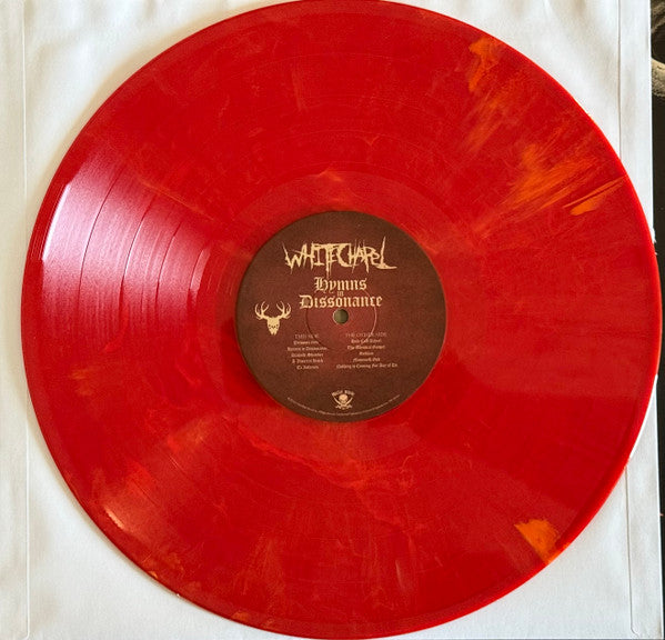 WHITECHAPEL Hymns In Dissonance ORANGE AND YELLOW MARBLED VINYL, New Vinyl LP