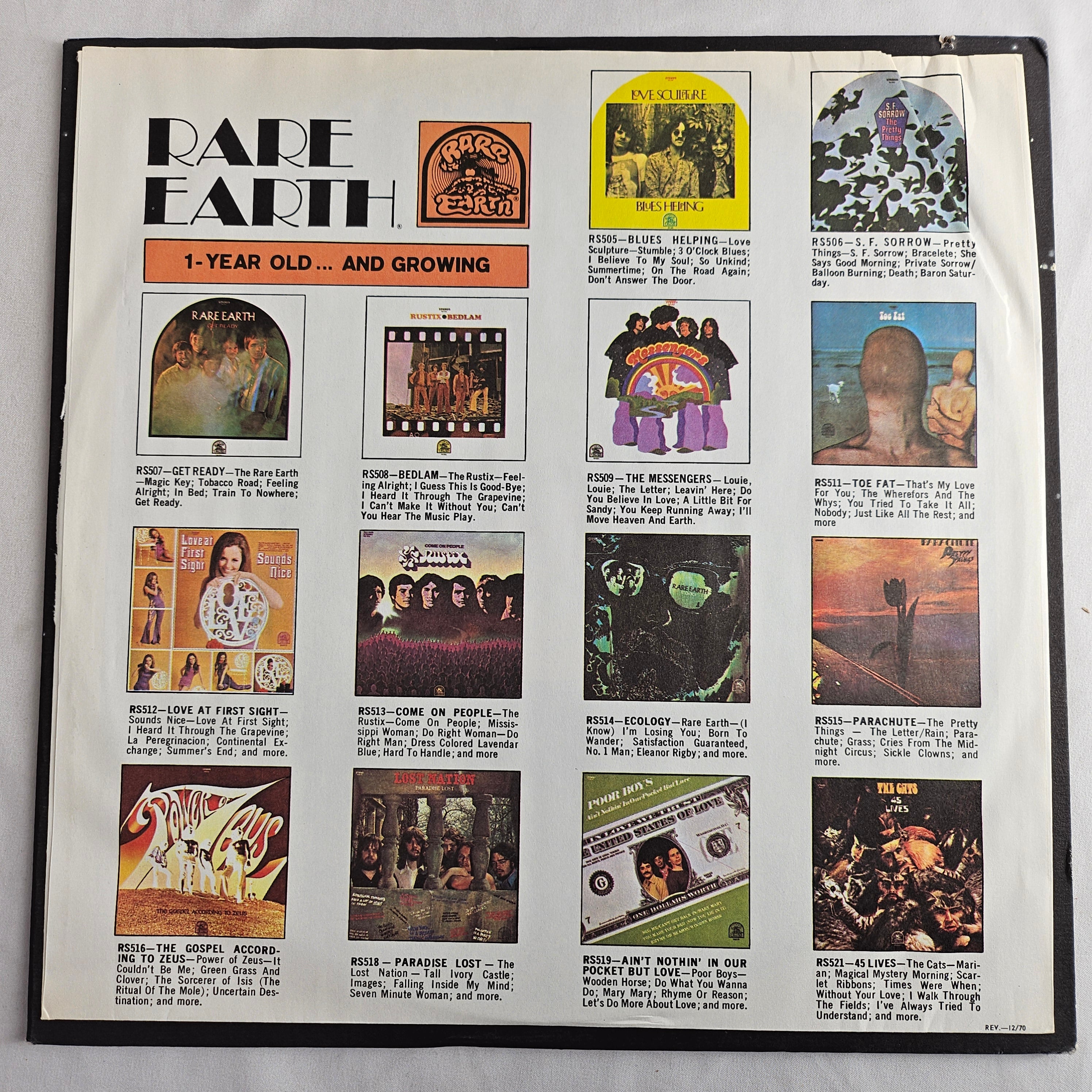 RARE EARTH One World Used 1971 Vinyl LP Record