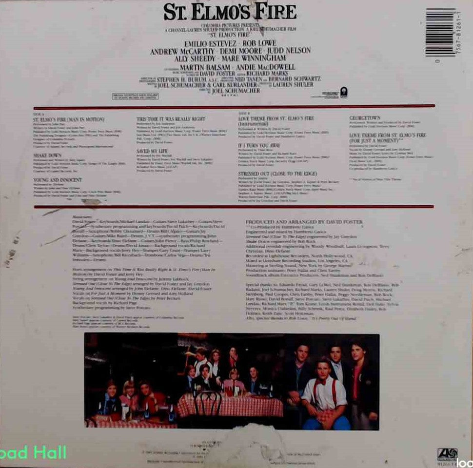 St. Elmo's Fire - Soundtrack - Used Vinyl