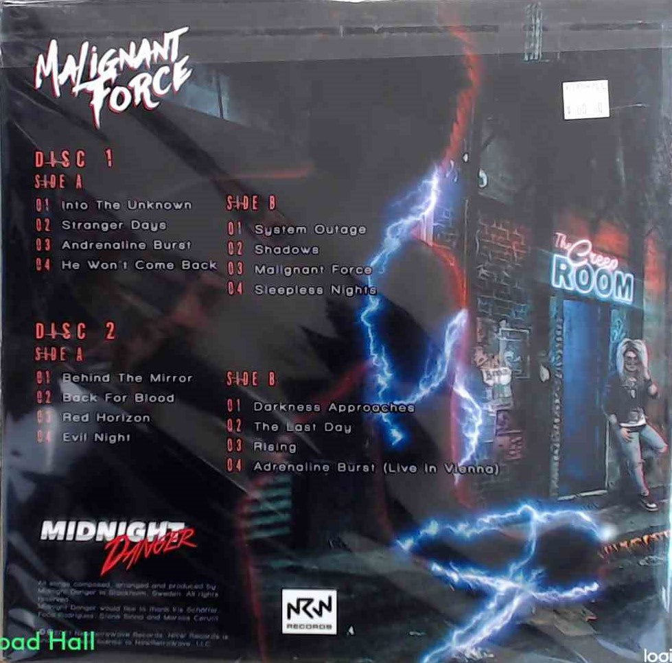 Midnight Danger - Malignant Force - Glow In The Dark 2 LP