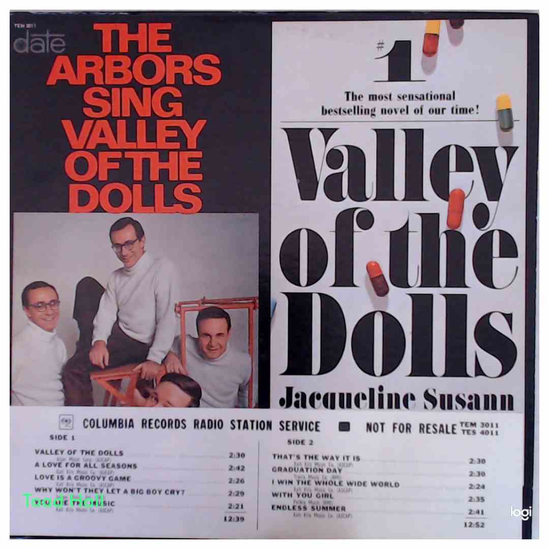 The Arbors - The Arbors Sing Valley of The Dolls (Promo Cover) - Used Vinyl