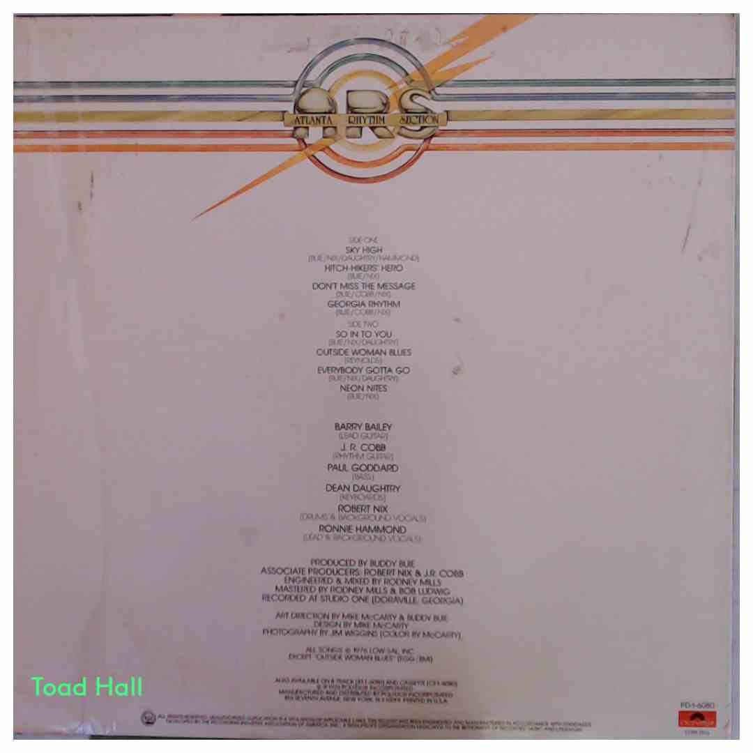 Atlanta Rhythm Section - A Rock And Roll Alternative - Used Vinyl