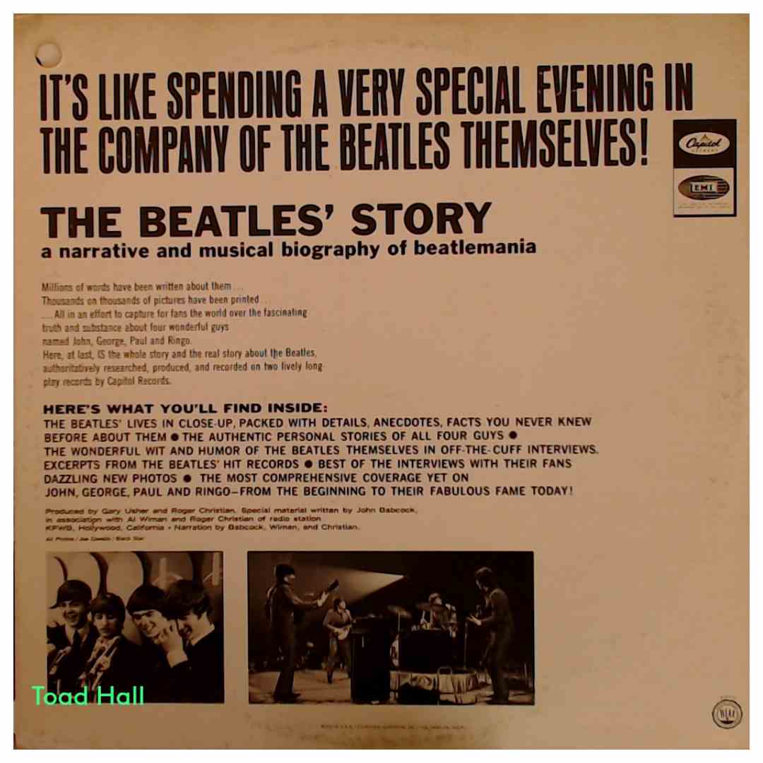 The Beatles' Story Narrative and Biography - Used Vinyl