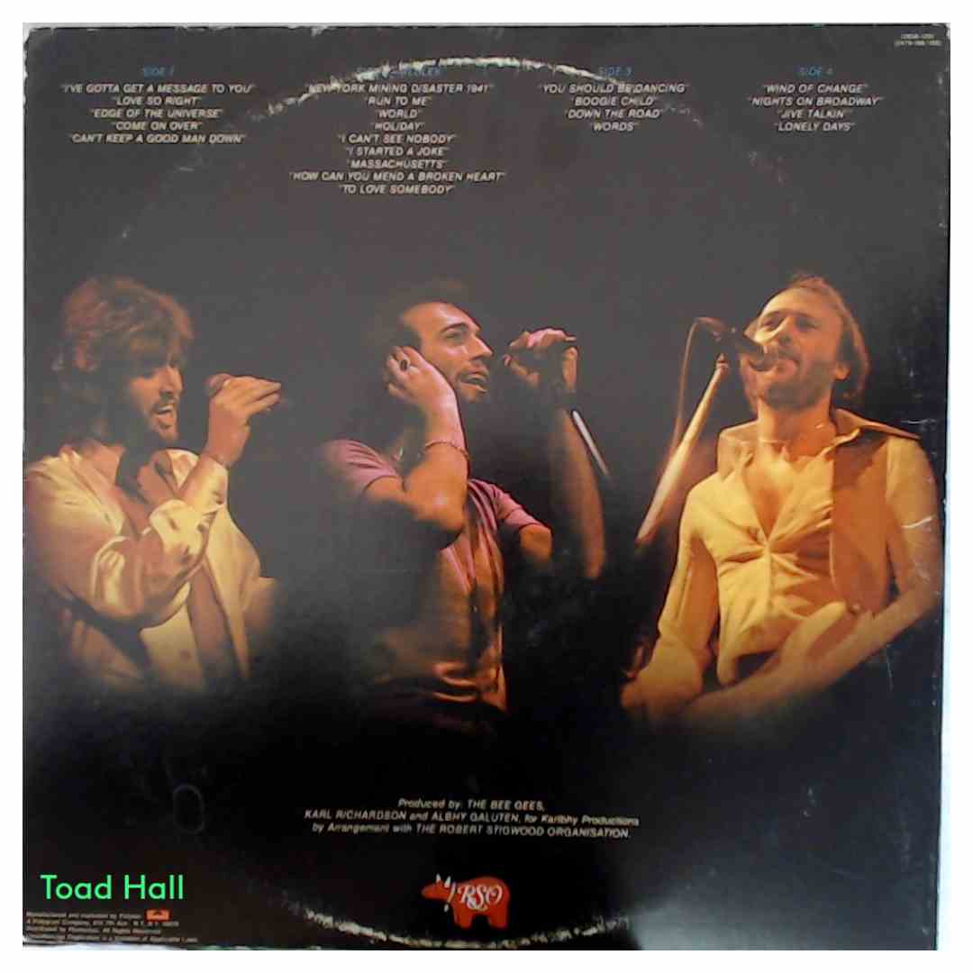 Bee Gees Live - Here At Last Live - Used Vinyl