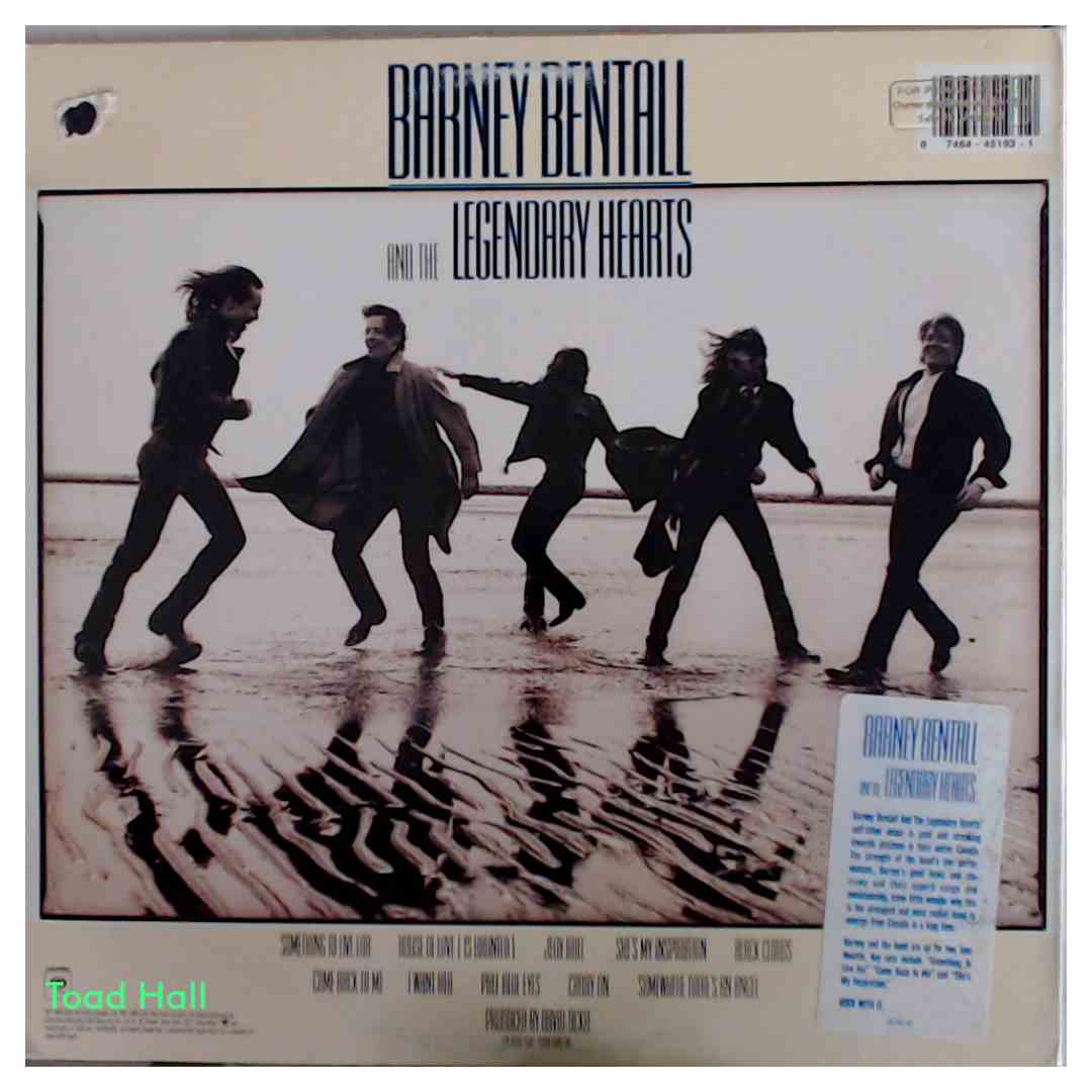 Barney Bentall And The Legendary Hearts (Promo Cover) - Used Vinyl