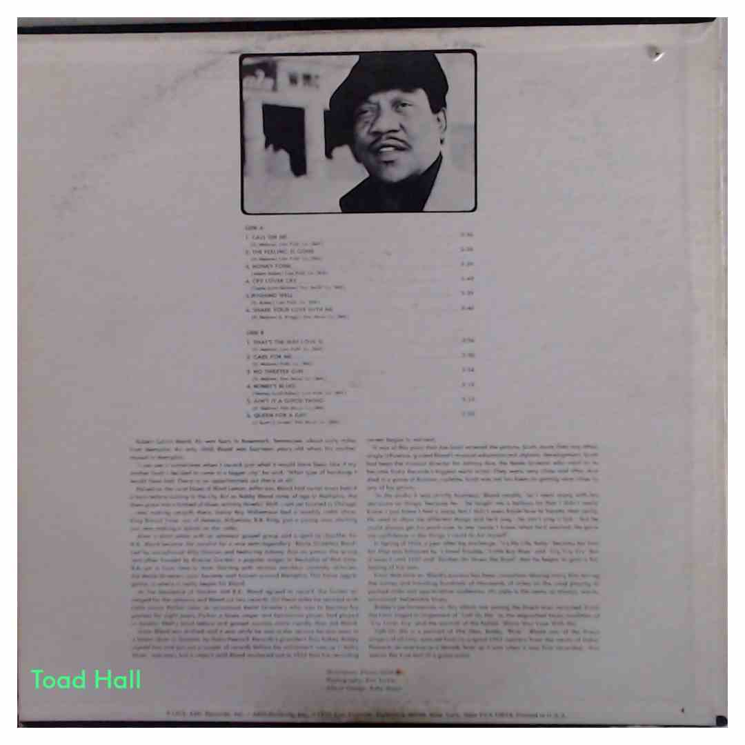 Bobby Bland - Call On Me - Used Vinyl