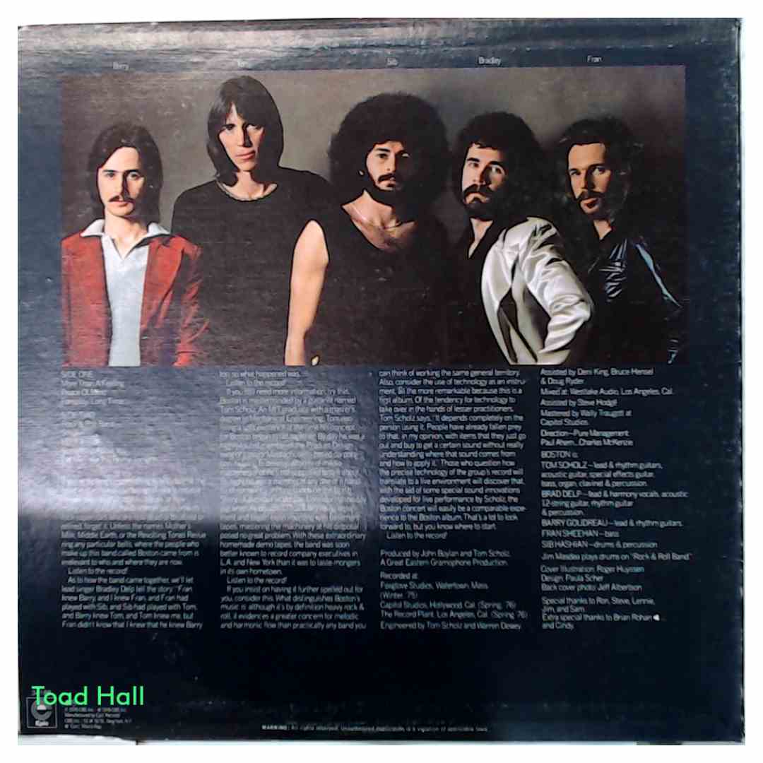 Boston  Boston Self Titled  Used Vinyl LP