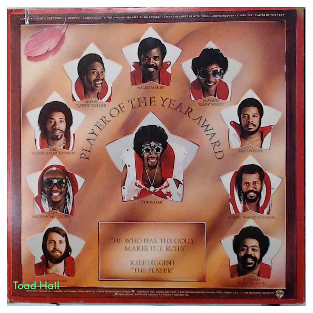 Bootsy's Rubber Band - Bootsy? Player Of The Year - Used Vinyl