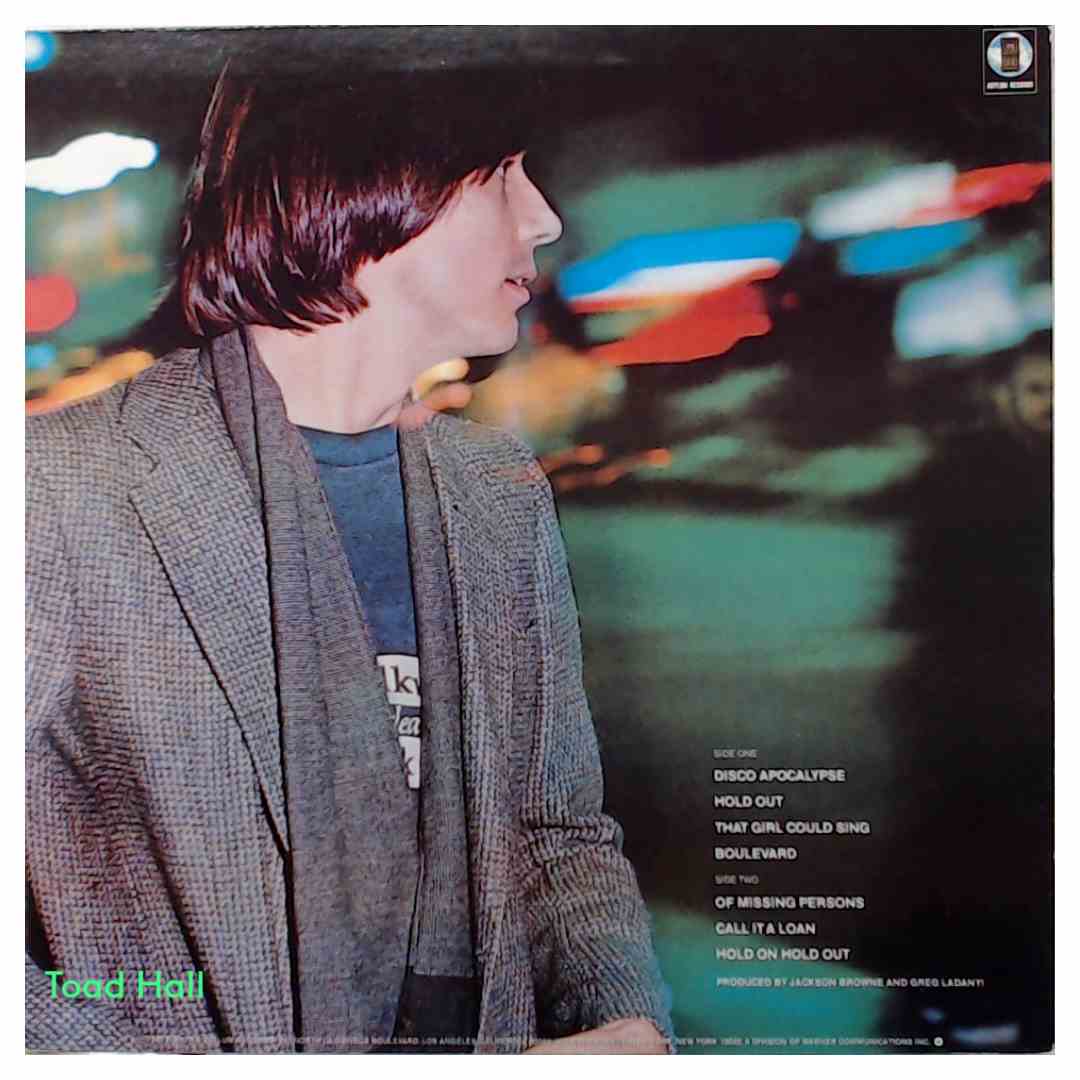 Jackson Browne - Hold Out - Used Vinyl