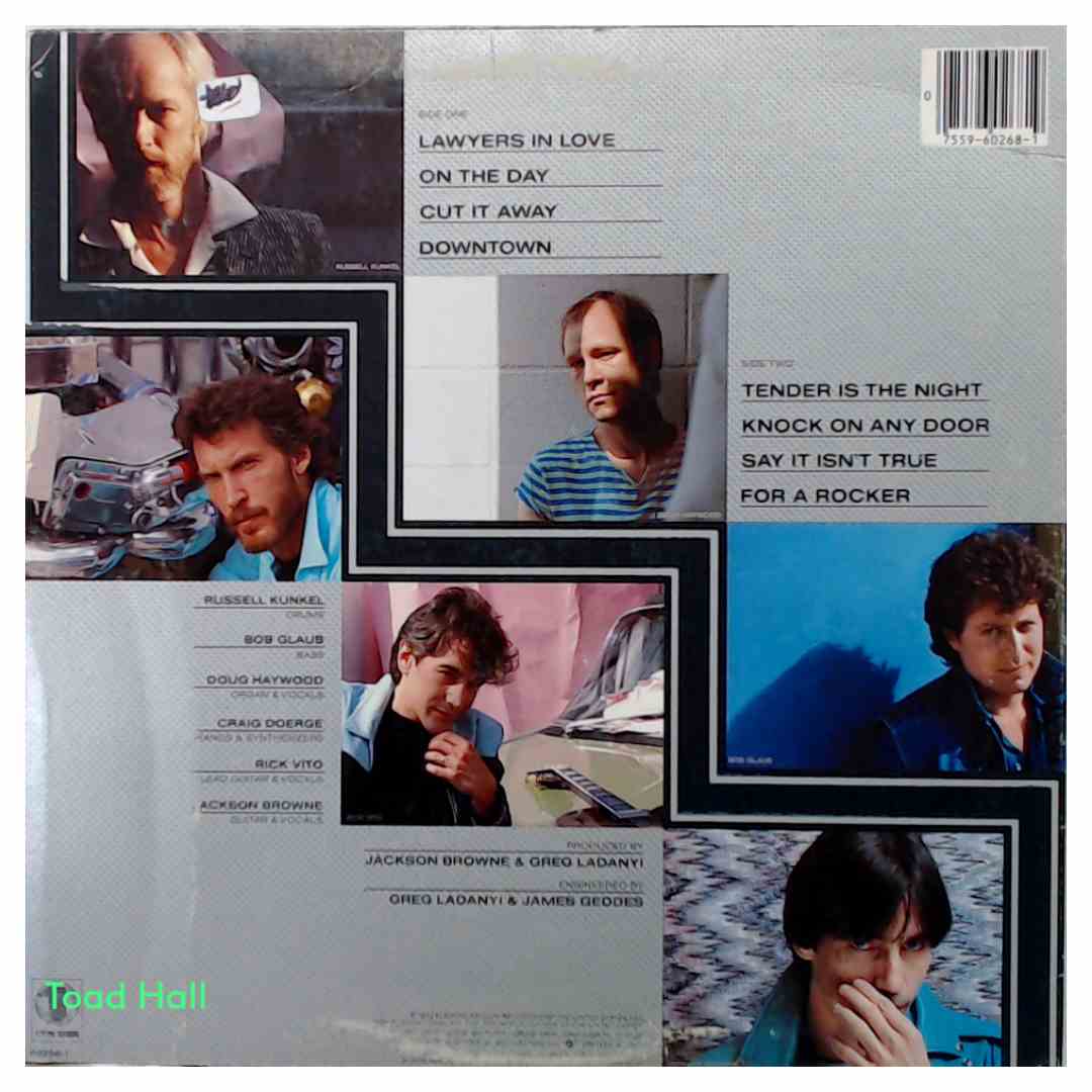 Jackson Browne -  Lawyers In Love - Used Vinyl