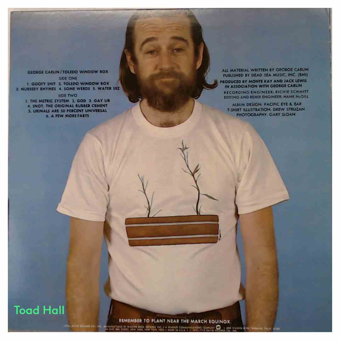 George Carlin - Toledo Window Box (Promo) - Used Vinyl